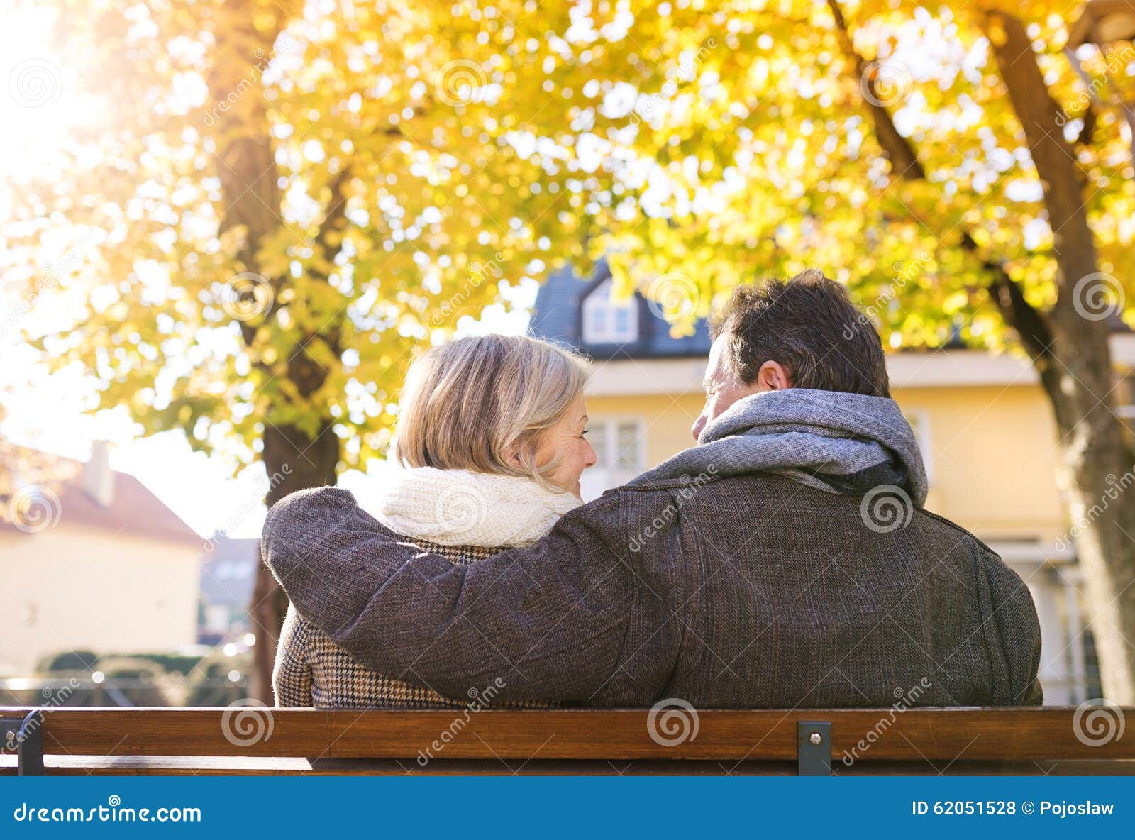 Active seniors in town stock photo. Image of beautiful - 62051528