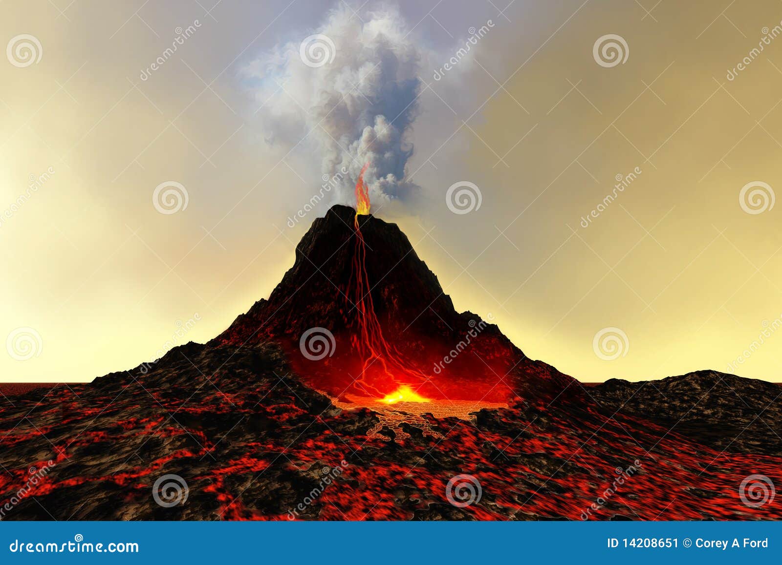 active volcano