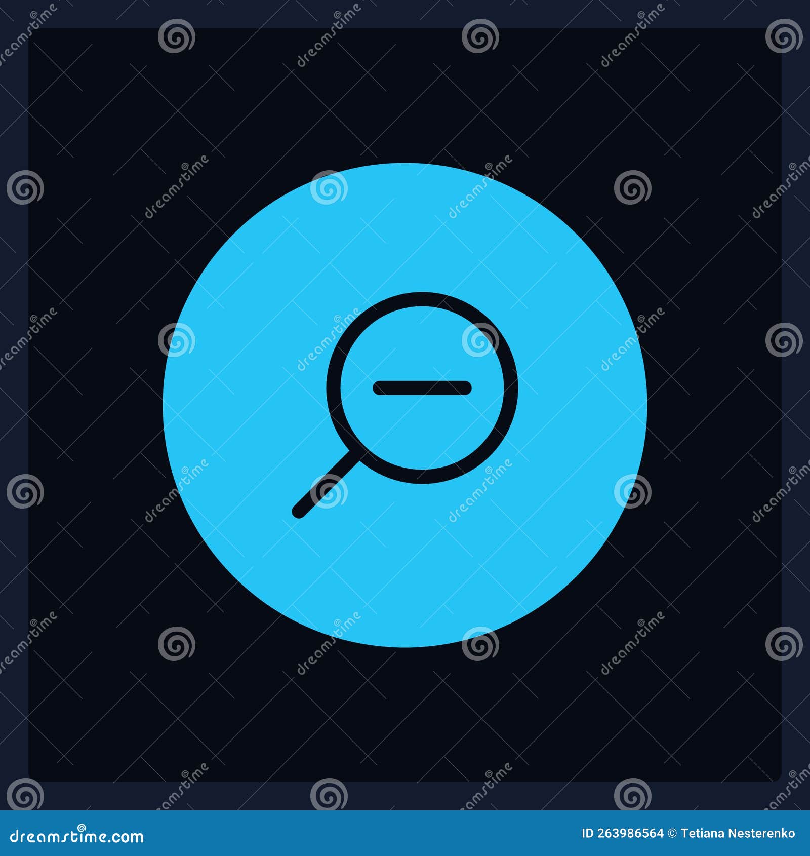 Active Zoom Out Button UI Element Template Stock Vector - Illustration