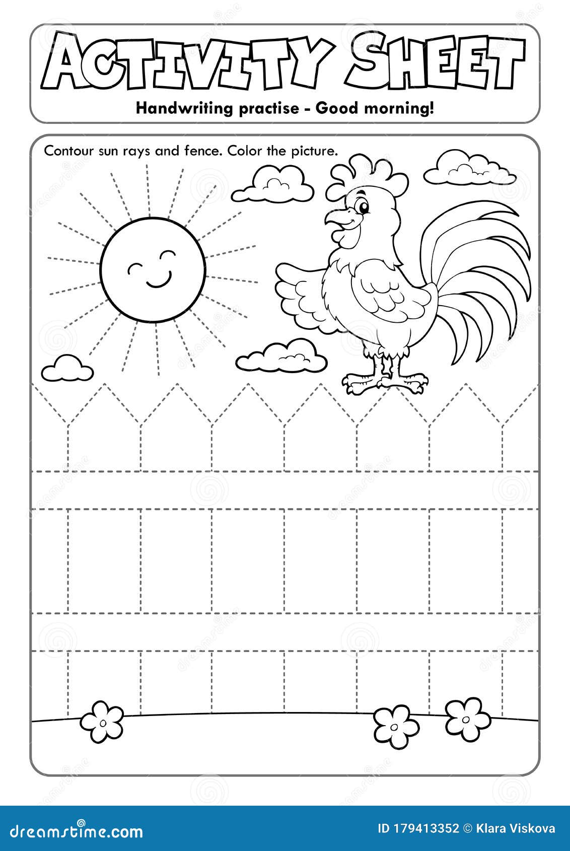 activity sheet handwriting practise topic 2