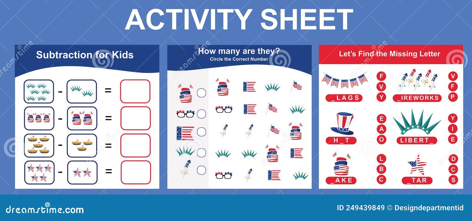 Activity Worksheet stock vector. Illustration of vocabulary - 249439849