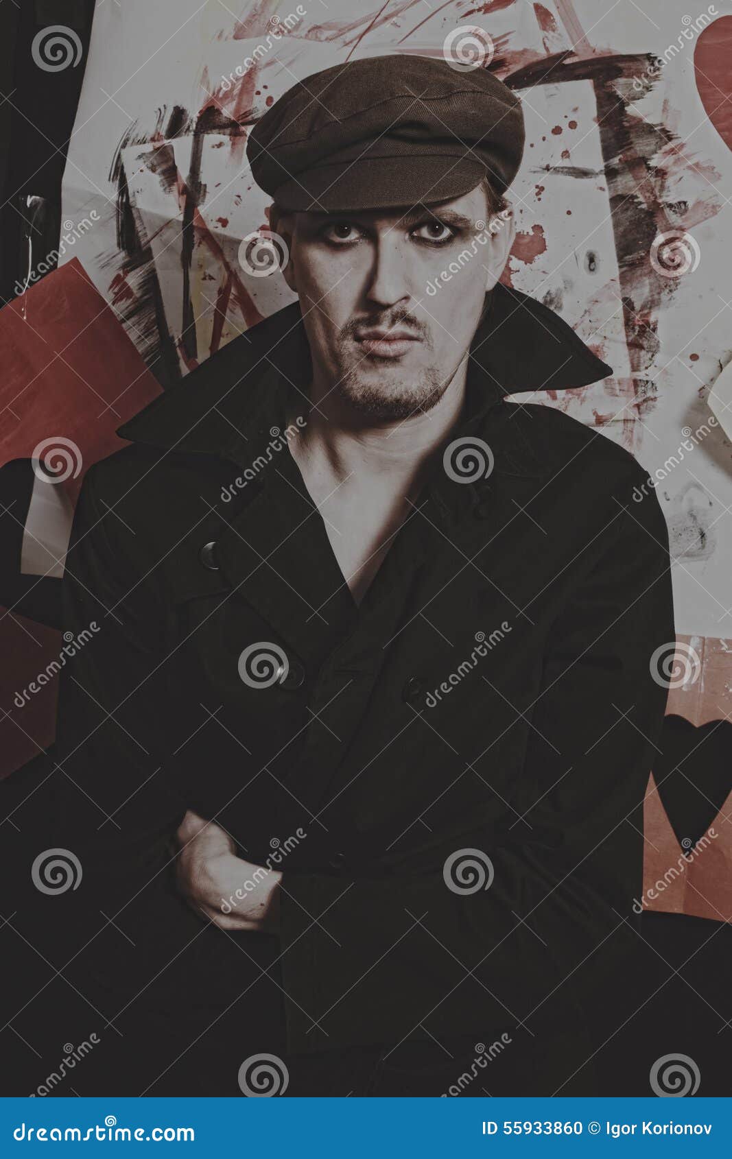 Actor Dressed As a Revolutionary Men Stock Photo - Image of role, black ...