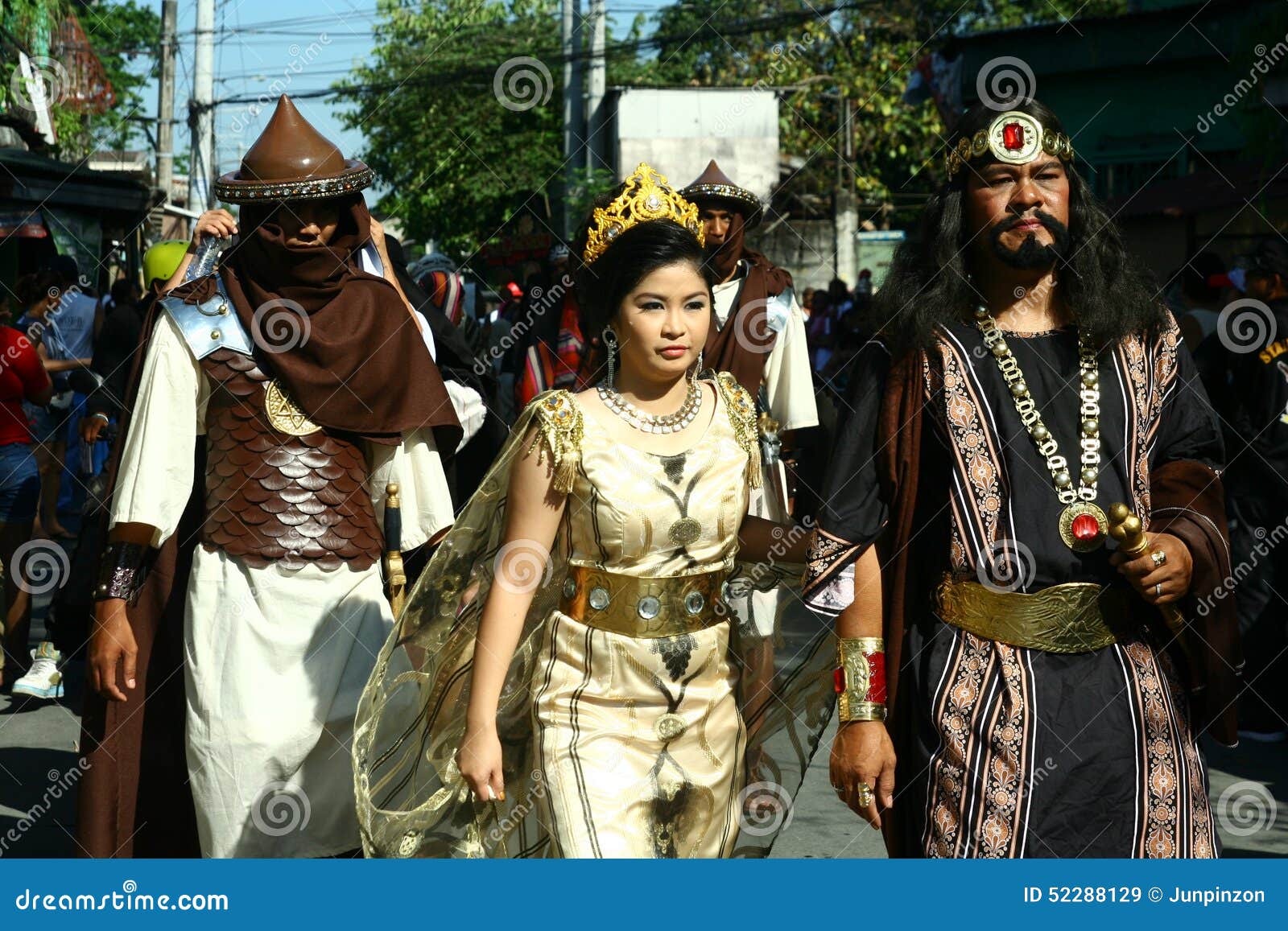 Actors And Characters In The Reenactment Of The Passion Of Christ