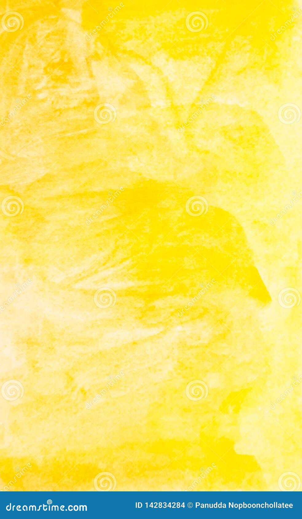 Acuarela En El Color Amarillo Para El Extracto Y El Fondo Foto de archivo -  Imagen de pintura, vertical: 142834284