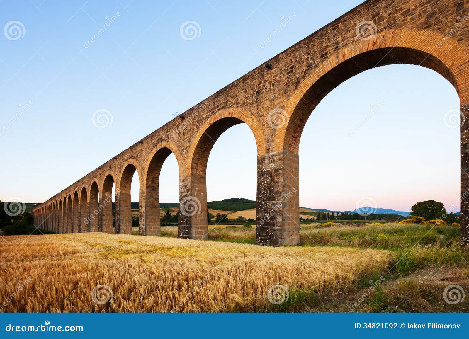 acueducto in navarre. spain