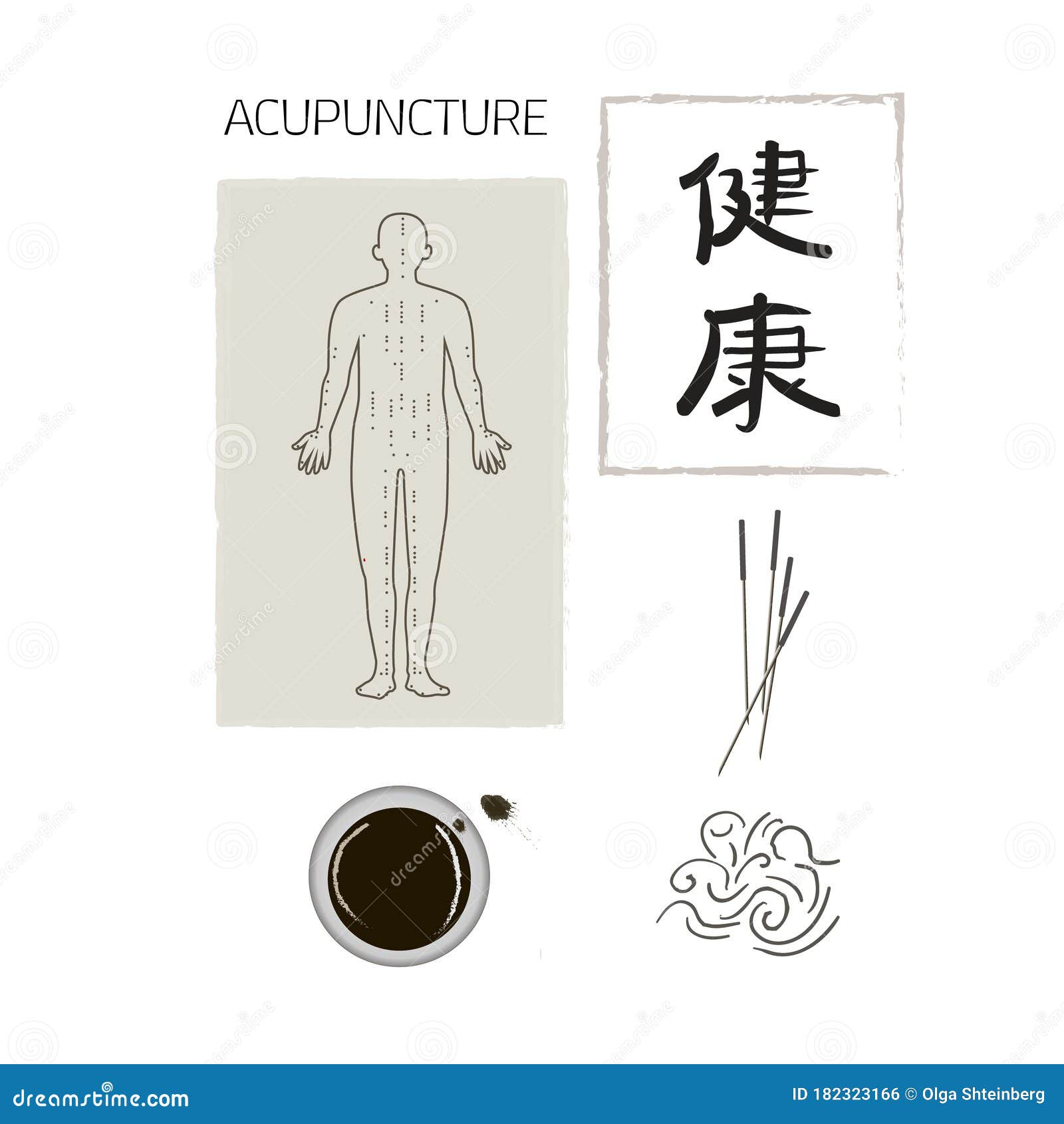 Acupuncture Banner With Woman Face Silhouette And Chinese Needles  Alternative Medicine And Treatment Poster Template Medical Vector  Illustration Stock Illustration - Download Image Now - iStock