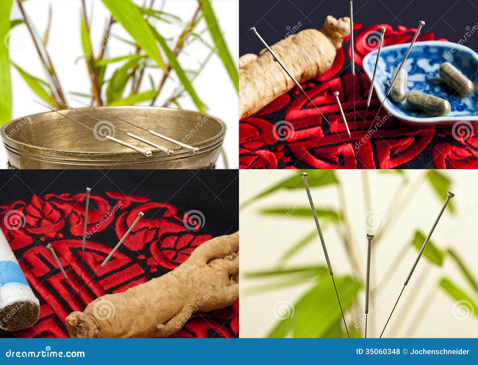 Acupuncture needle stock photo. Image of ginseng, antique 35060348