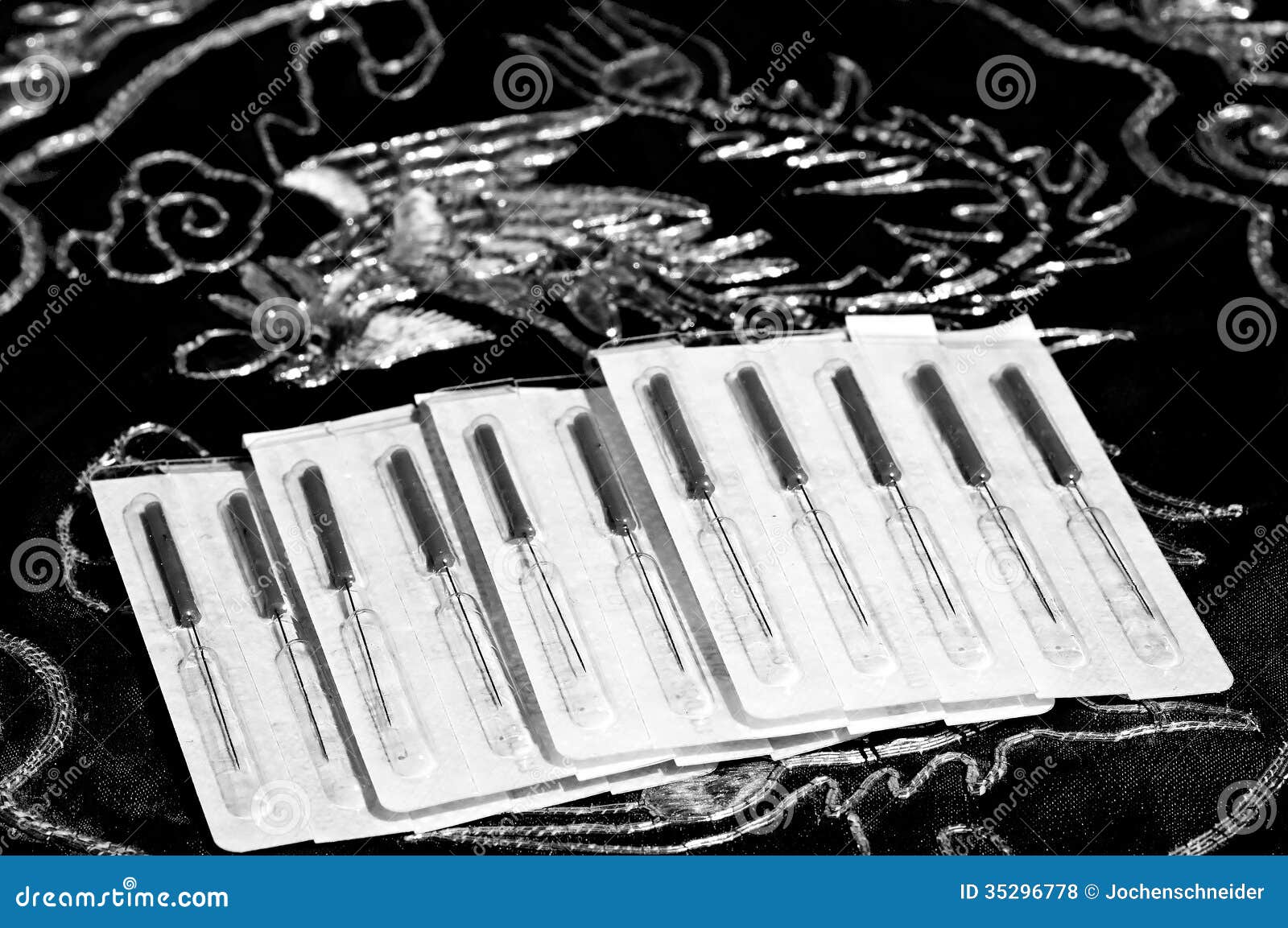 Acupuncture needles stock photo. Image of chinese, heritage 35296778
