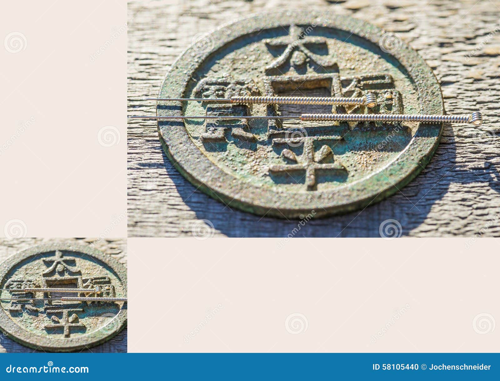 Acupuncture Needles, Gift Certificate Stock Photo Image of healthcare, needles 58105440