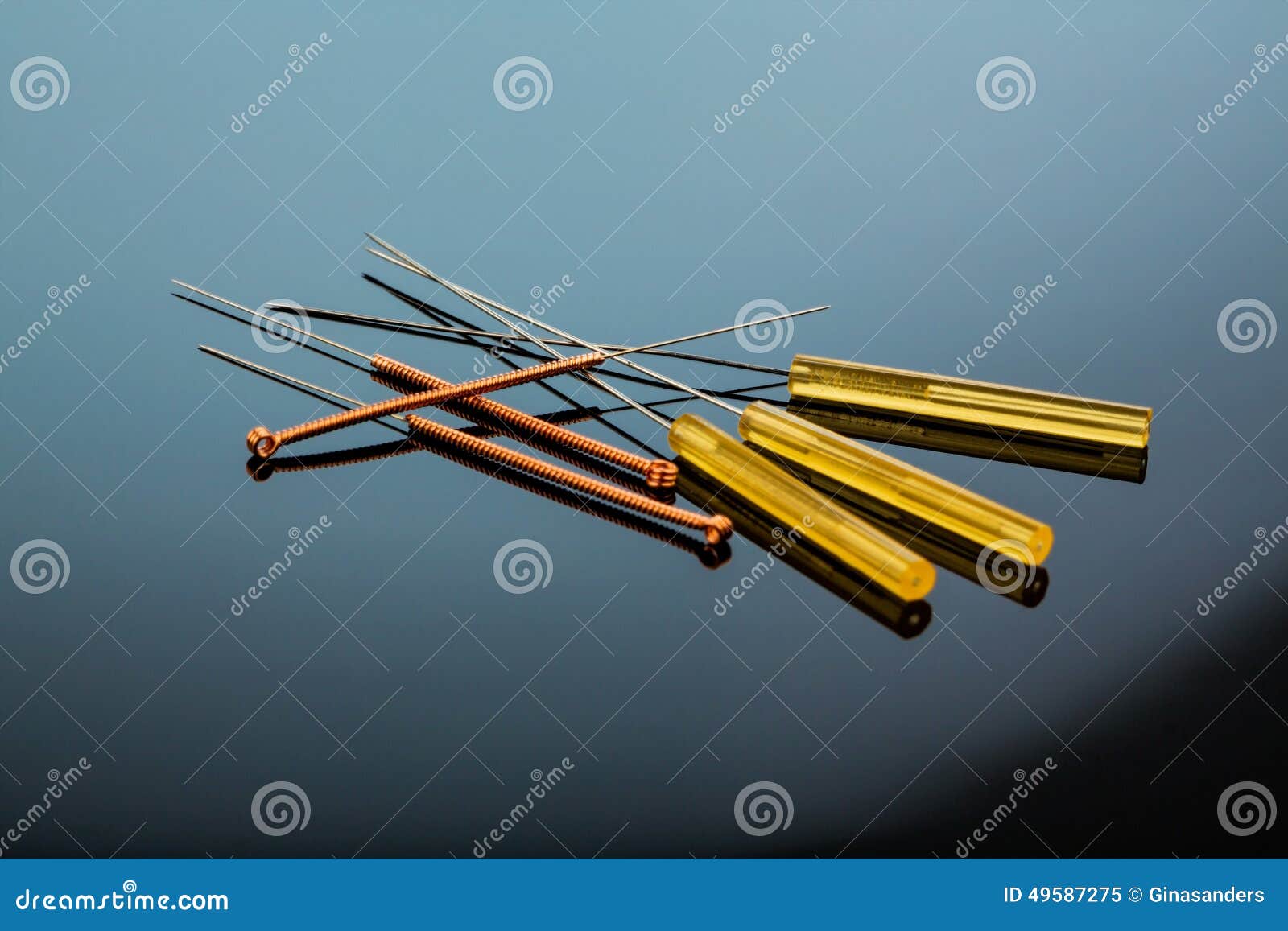 Acupuncture needles stock image. Image of allergy, costs 49587275