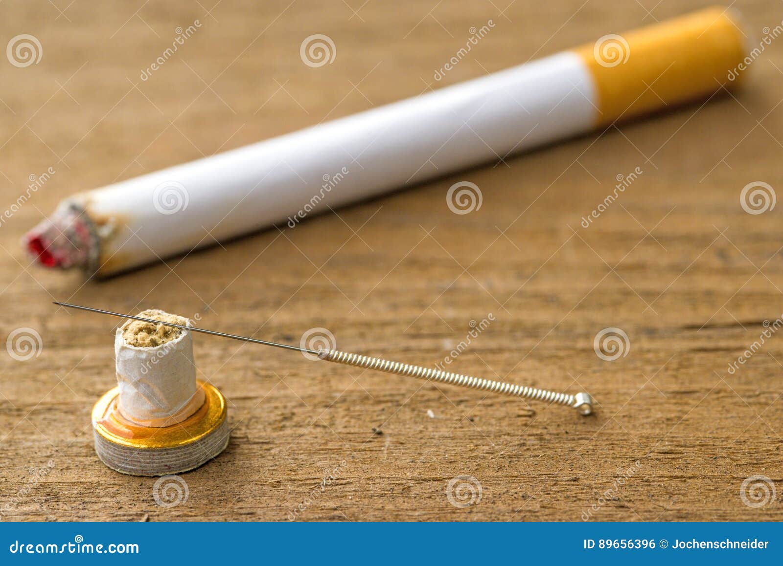 Acupuncture To Stop Smoking Stock Photo Image of acupuncture, cone