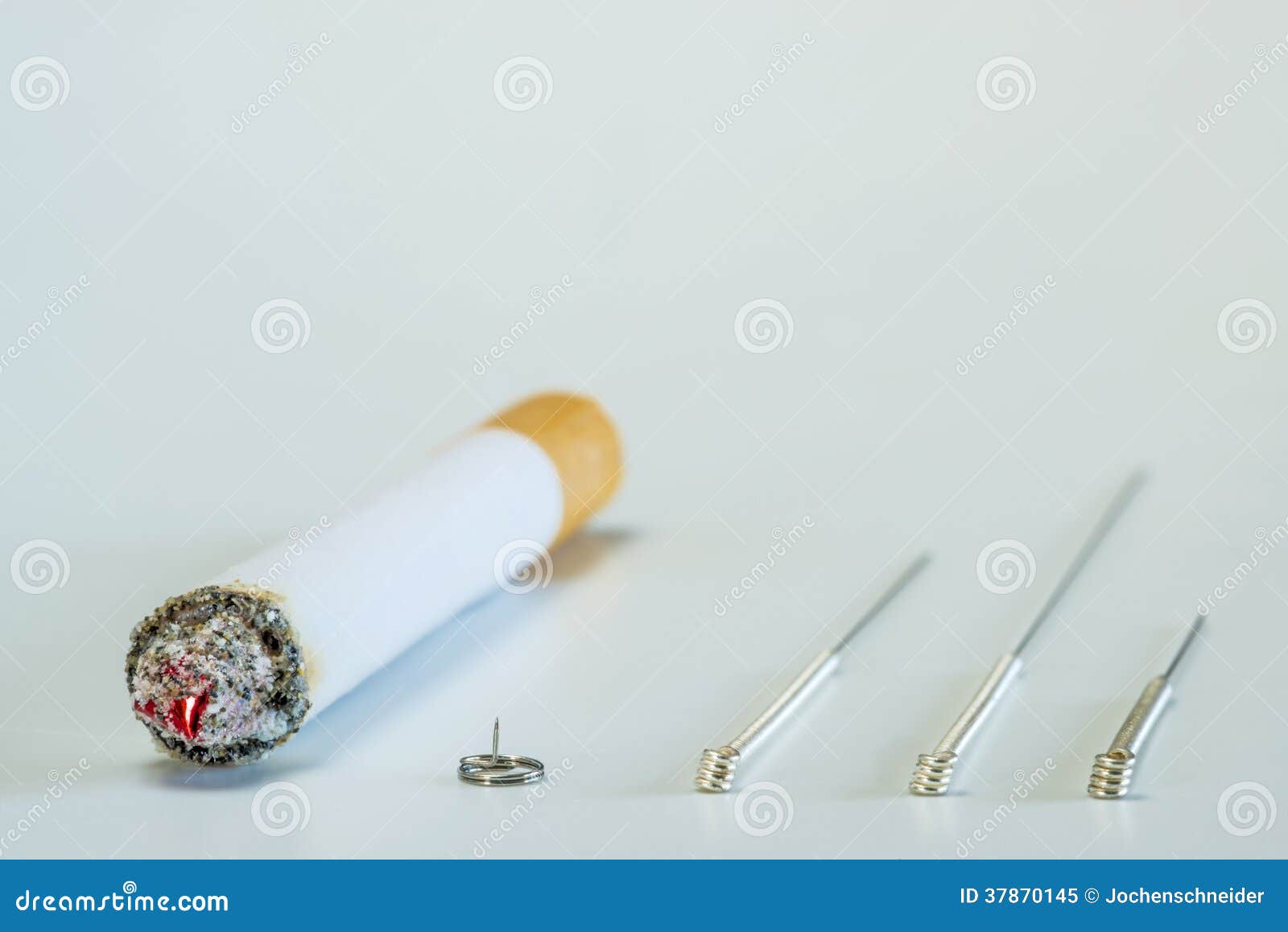 Acupuncture To Stop Smoking Stock Image Image of body, natural 37870145