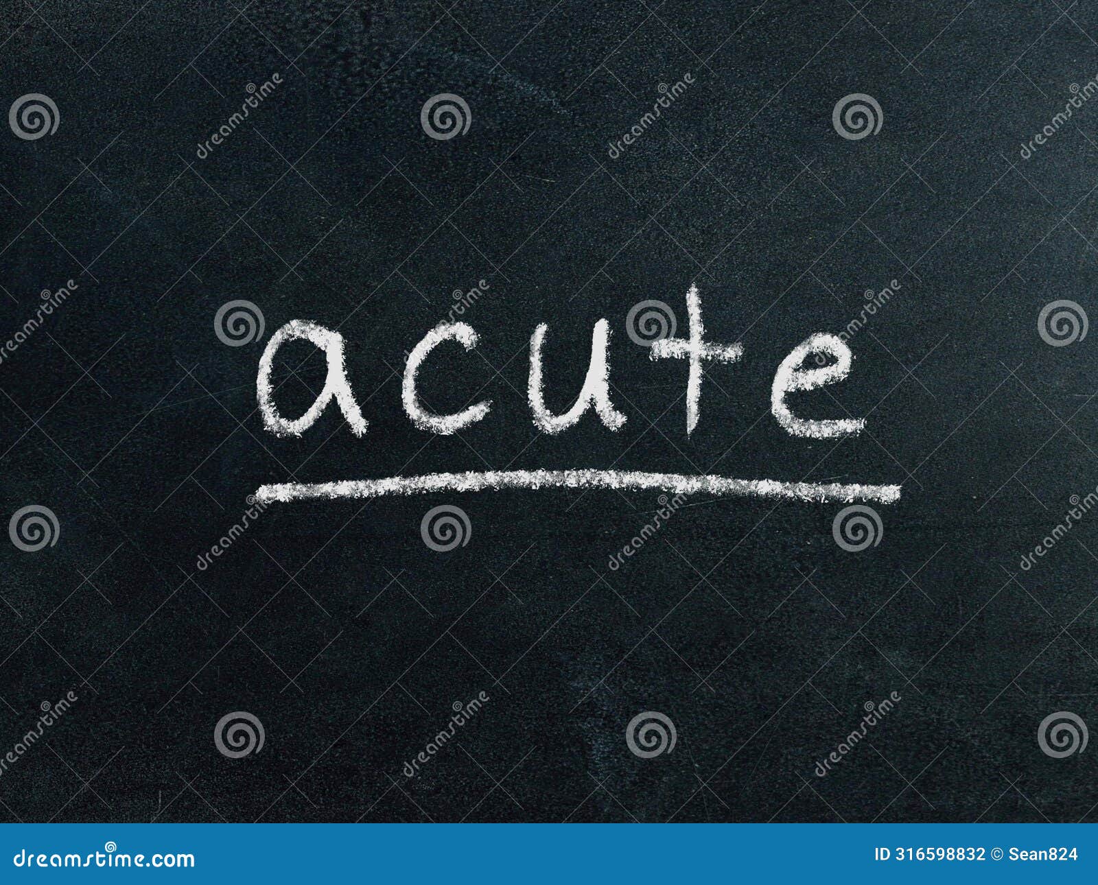 acute concept word