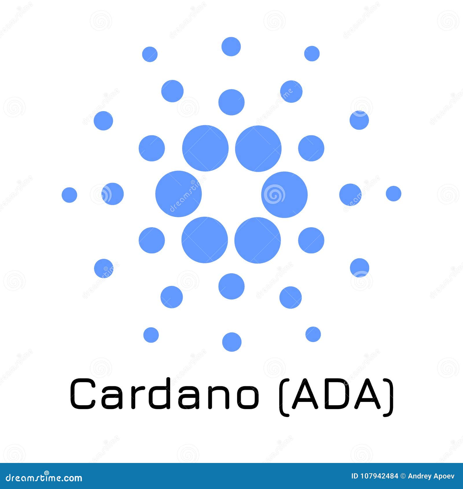 ADA De Cardano Moeda Cripto CI Da Ilustração Do Vetor Imagem de Stock  Editorial - Ilustração de rede, tecnologia: 107942484