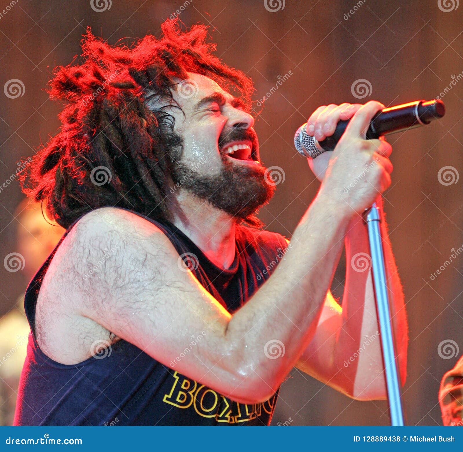 Adam Duritz with Counting Crows Editorial Stock Photo Image of