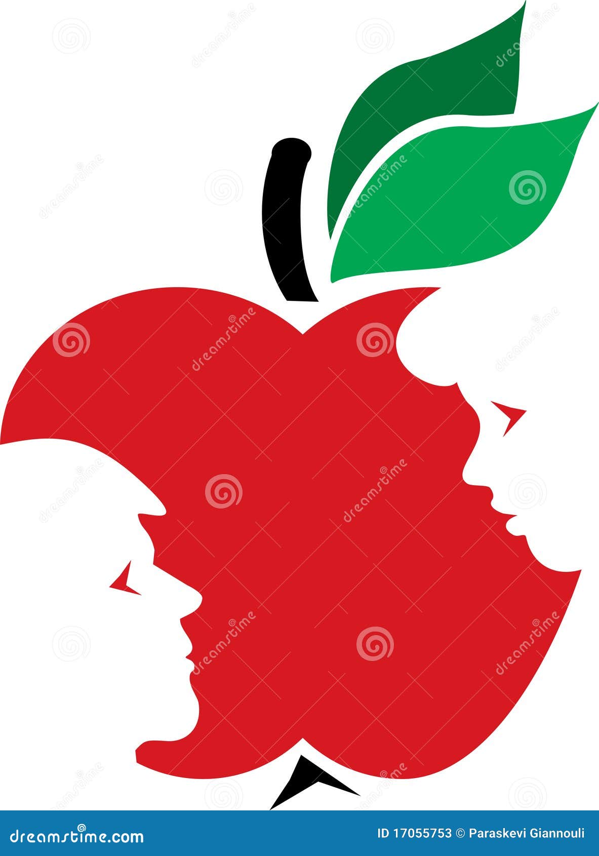 Adam, Eve And The Apple Stock Photos Image 17055753