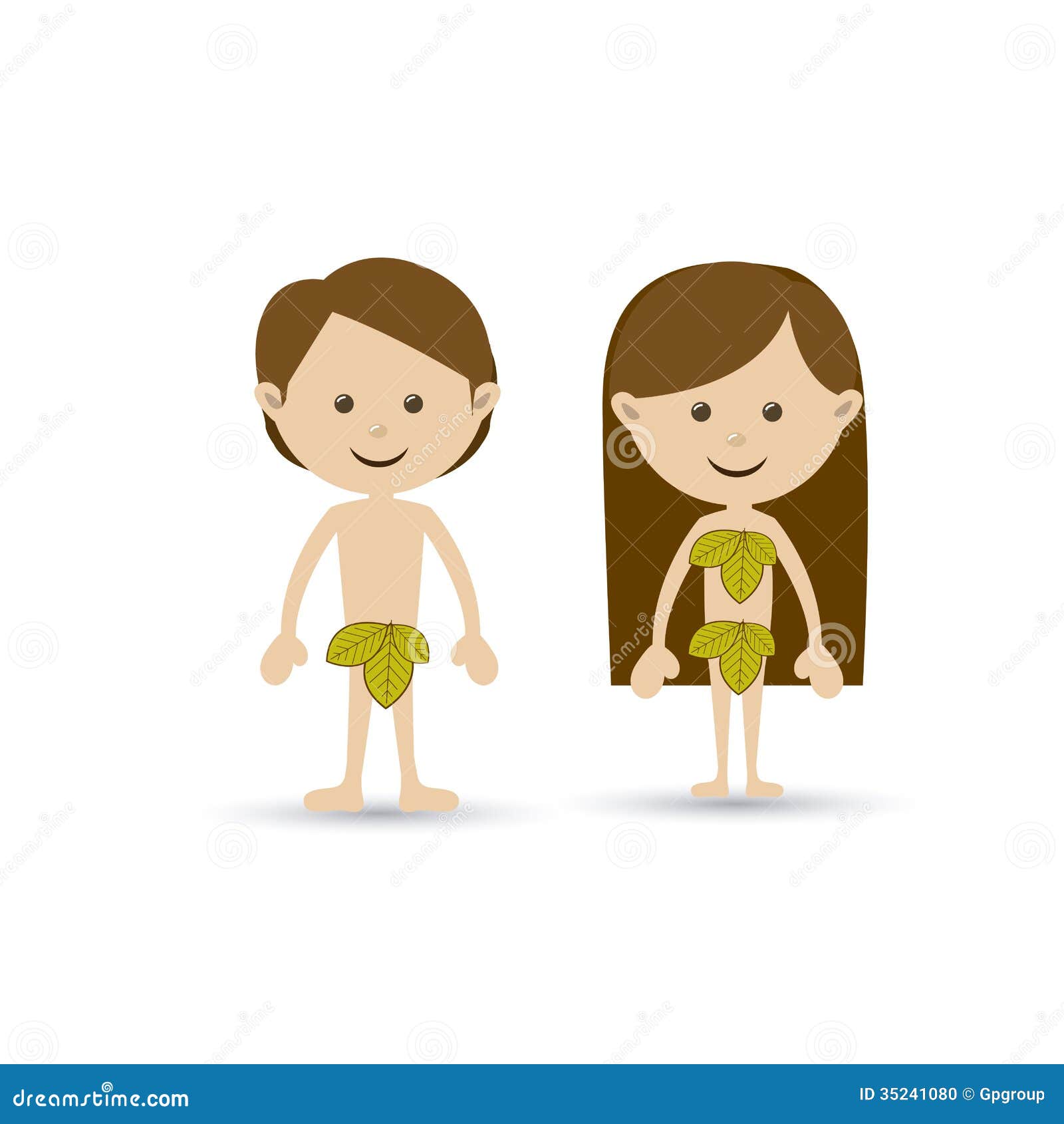Adam And Eve Stock Illustration - Download Image Now - iStock