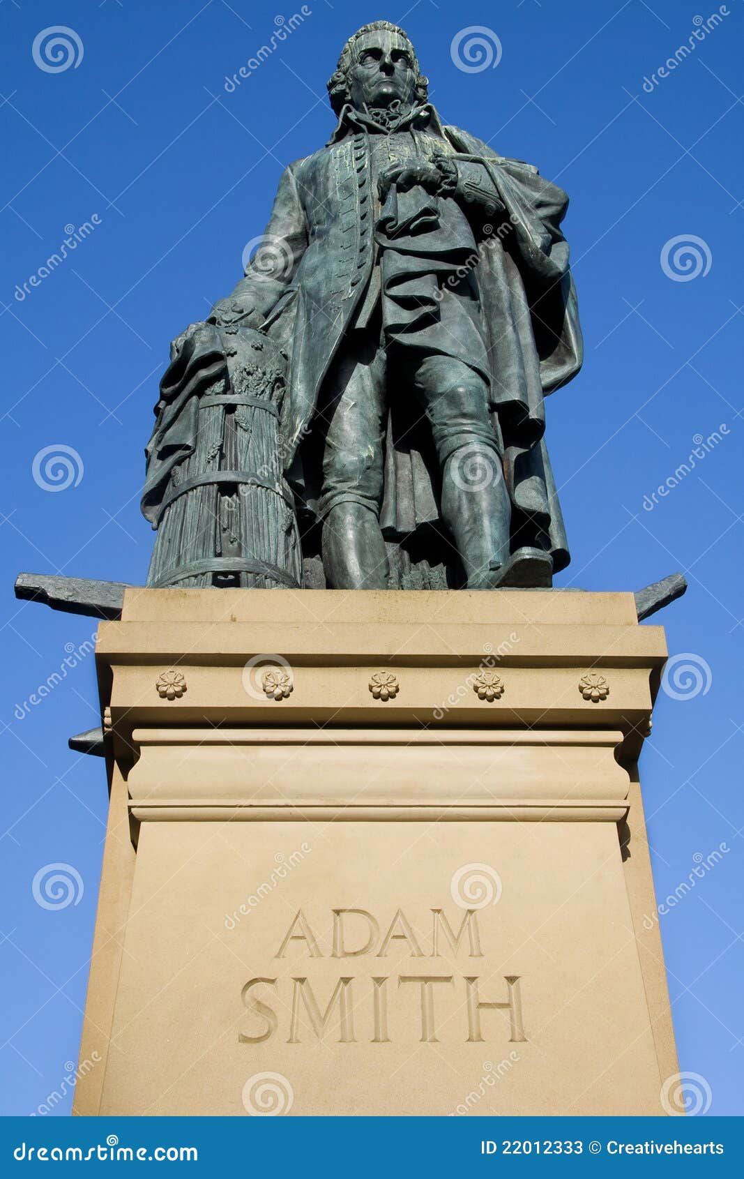 adam smith, royal mile, edinburgh, scotland