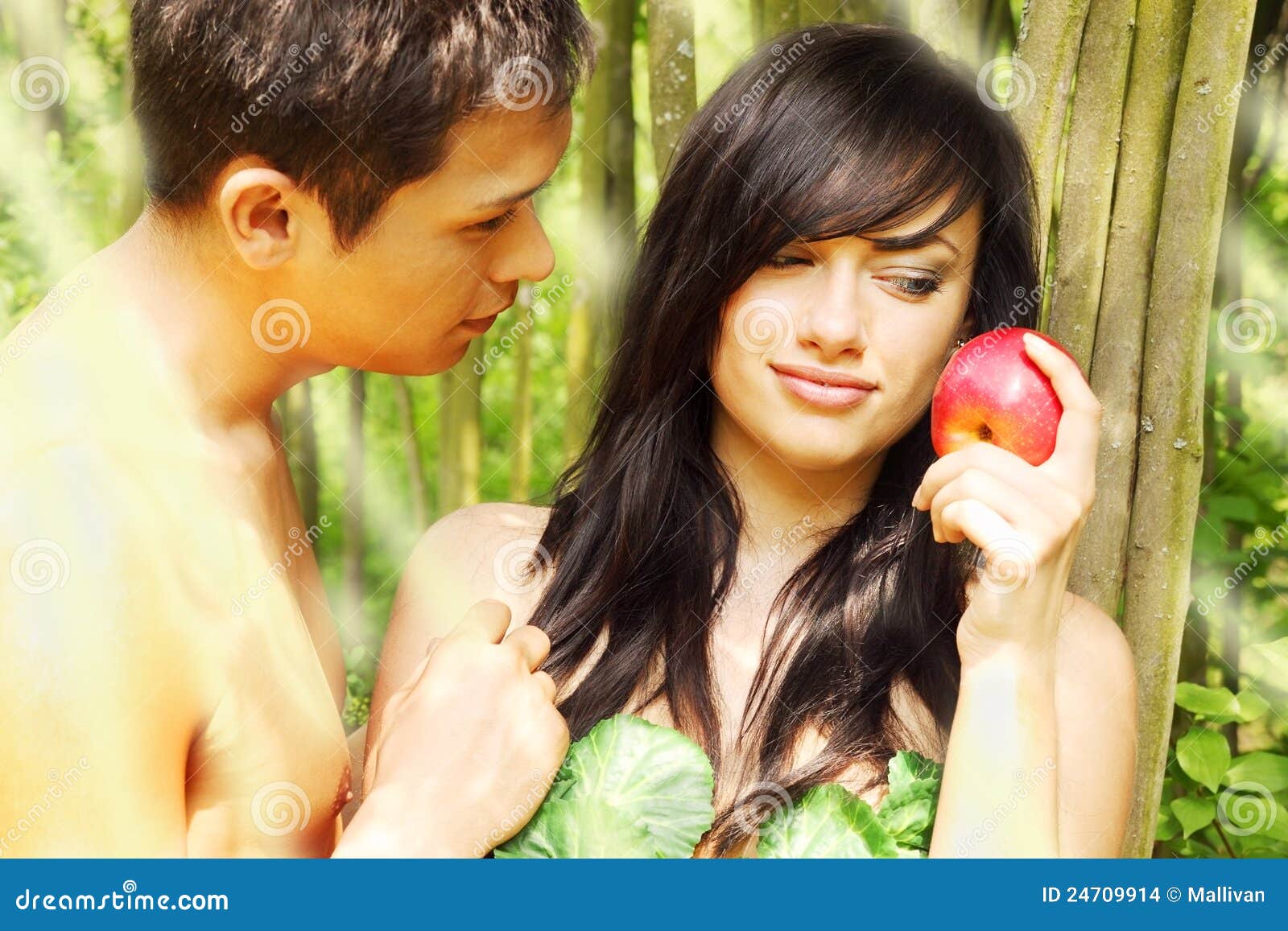 Adam und Eve stockfoto. Bild von liebe, gemeinschaft - 24709914