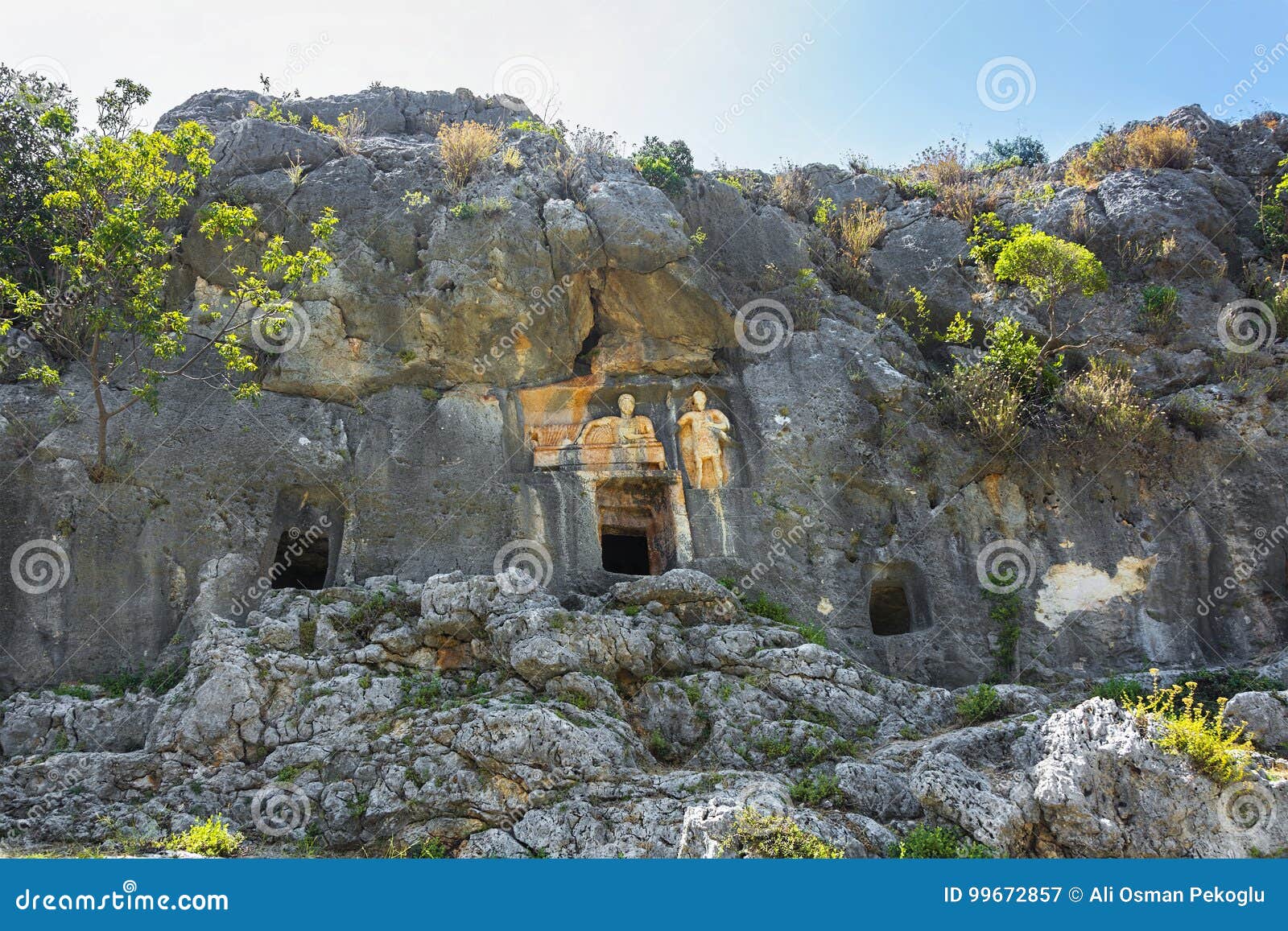 adamkayalar, literally `man-rocks`,mersin,turkey