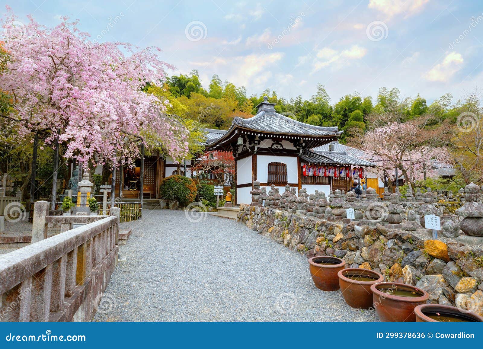 Adashino Nenbutsuji Temple Founded in 811 Situated on Up Adashino Nenbutsuji Temple Founded in 811 Situated on Up