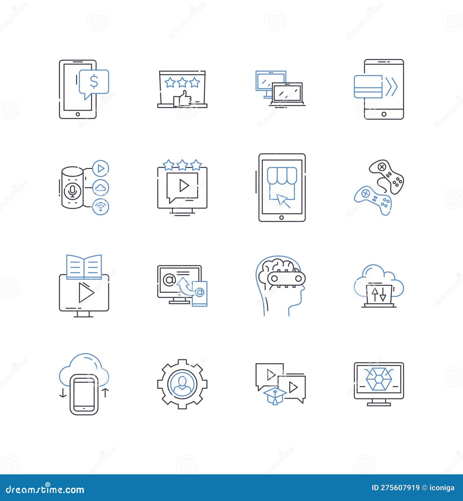 add-ons line icons collection. enhancements, plugins, upgrades, extensions, accessories, tweaks, gadgets  and