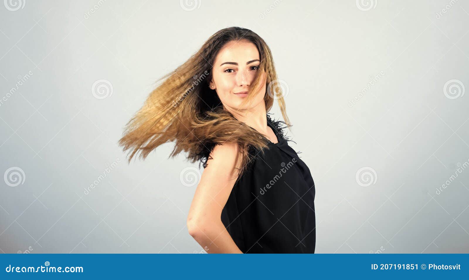 Add Some Action To Your Life. Stylish Hair. Woman in Hipster Trend. Woman  with Long Hair Stock Image - Image of hipster, figure: 207191851