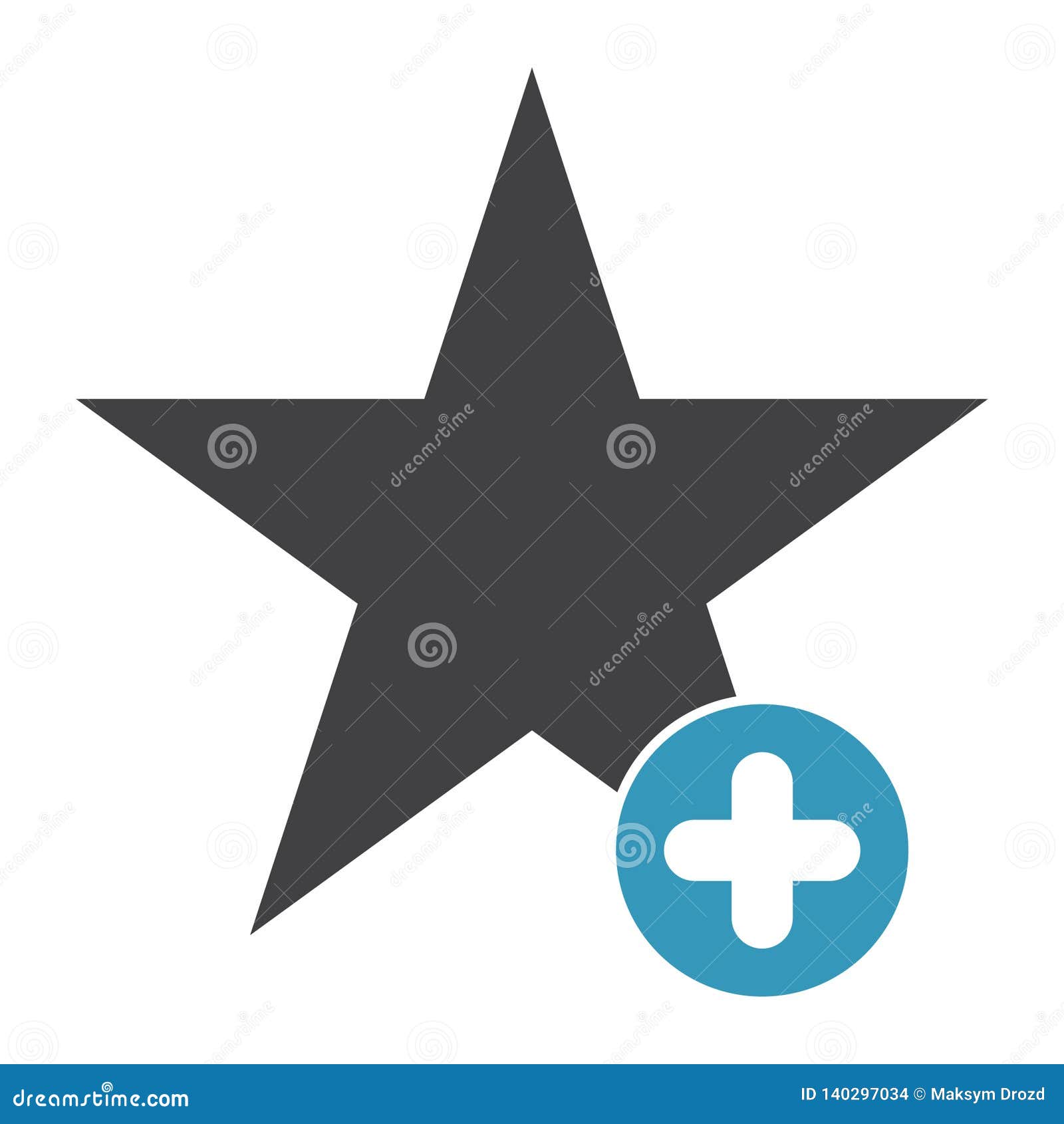 Add to favorites favorite icon stock vector illustration of