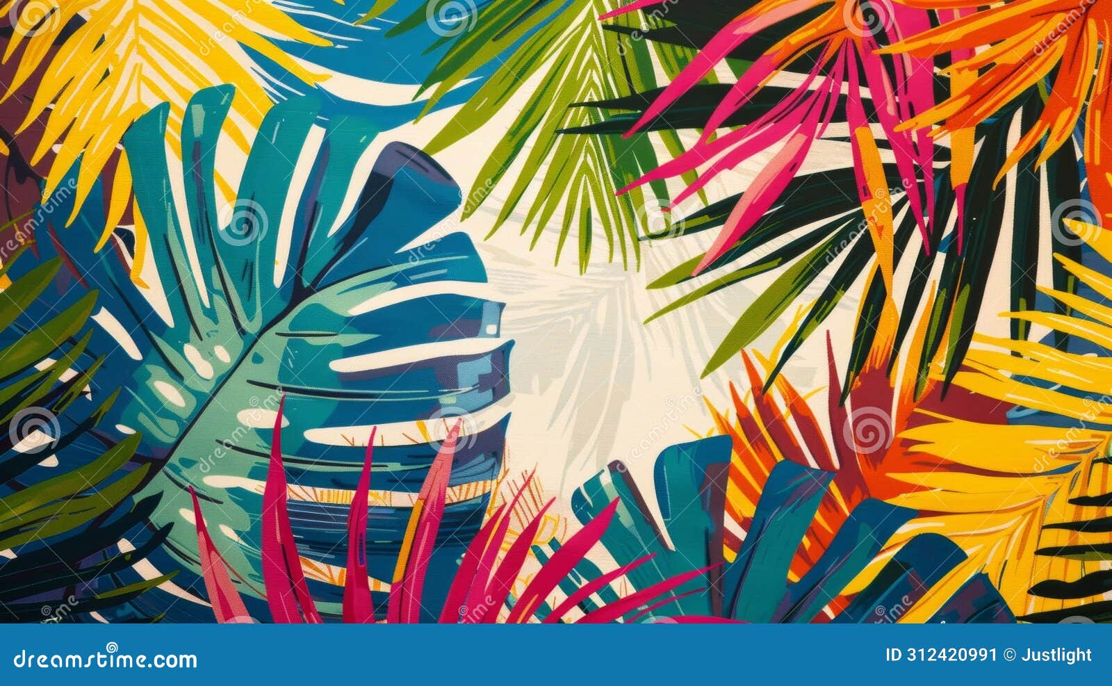 add a touch of exoticism to your walls with this tropicalinspired textile featuring a vibrant palm leaf print in bold