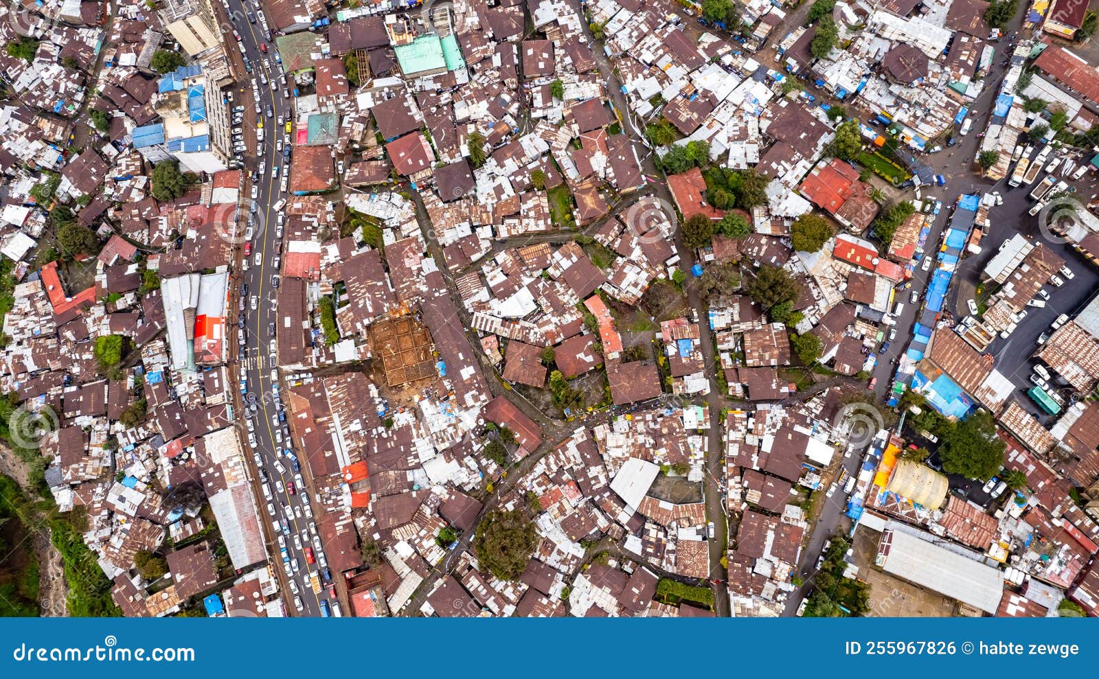 Addis Ababa Piassa Old City Ethiopia Stock Photo Image of soil, ababa