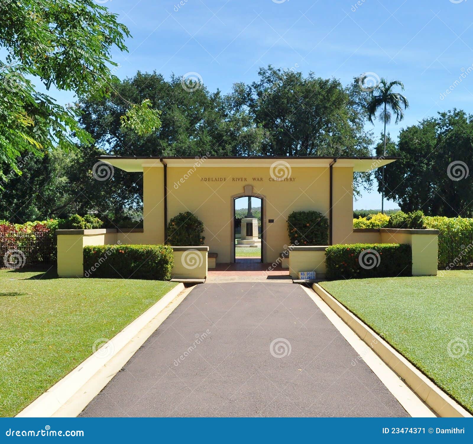 Adelaide River War Cemetry stock image. Image of nothern 23474371