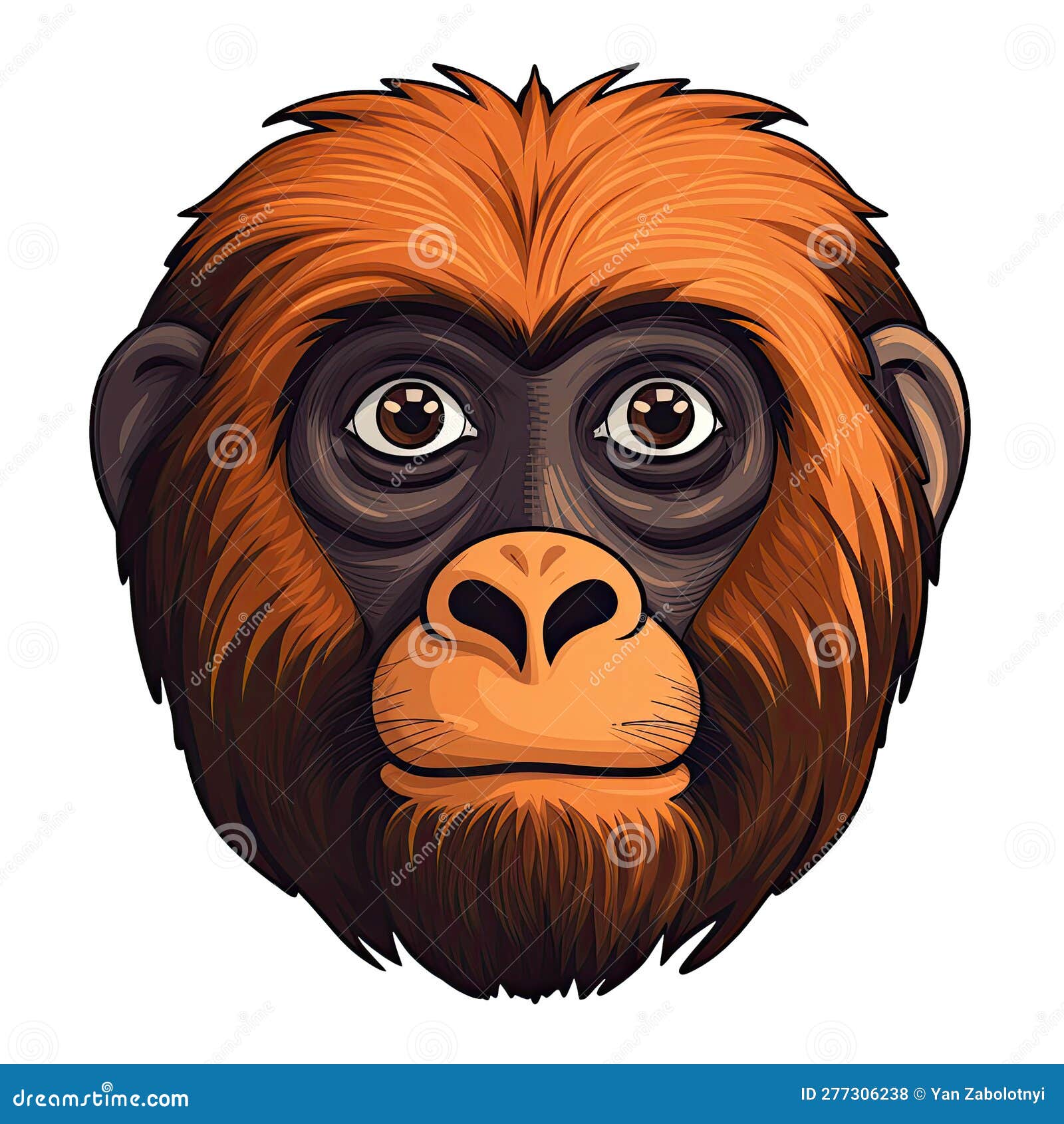 Cara de macaco png