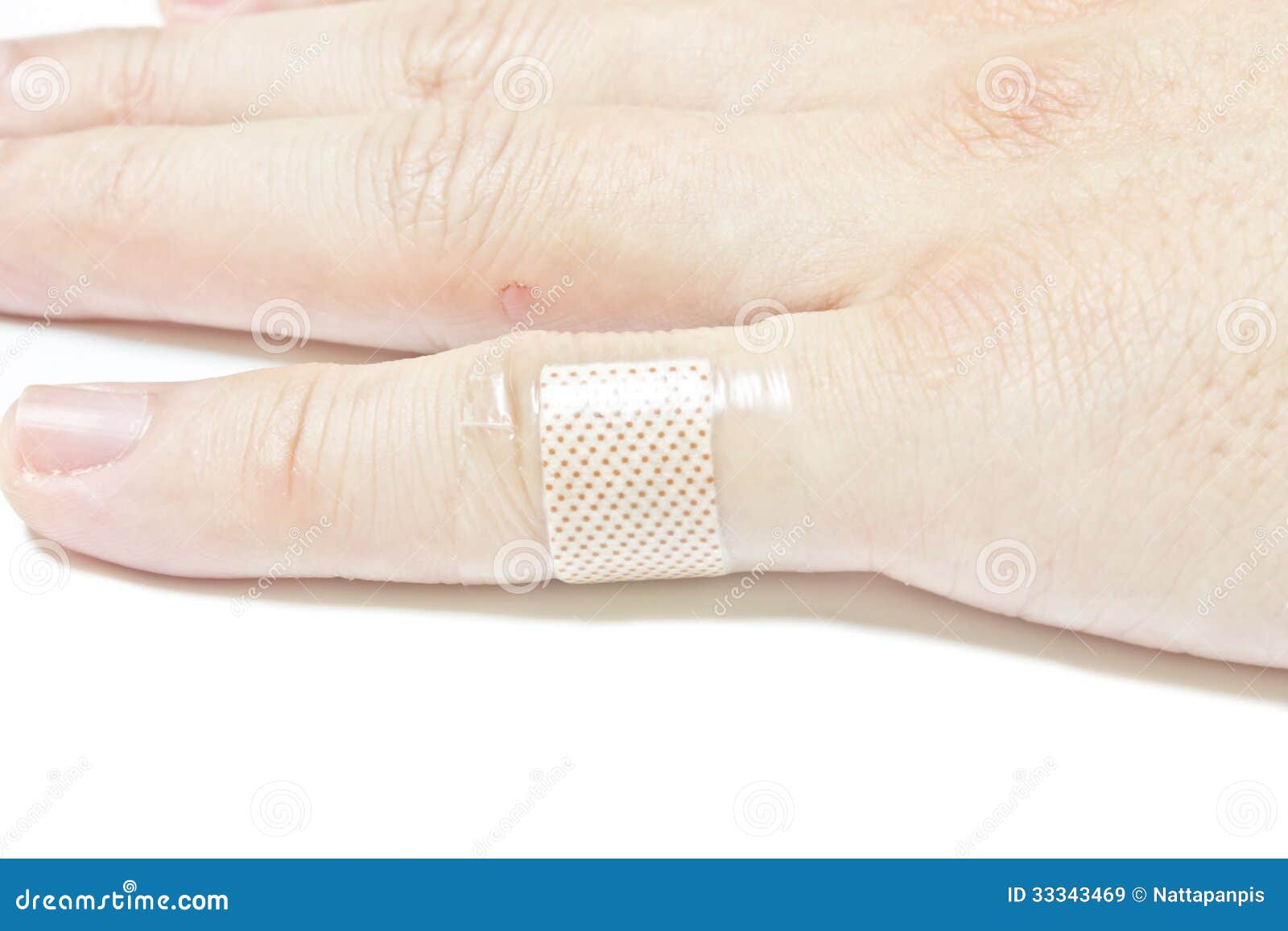 Adhesive plaster stock image. Image of lesion, protection 33343469