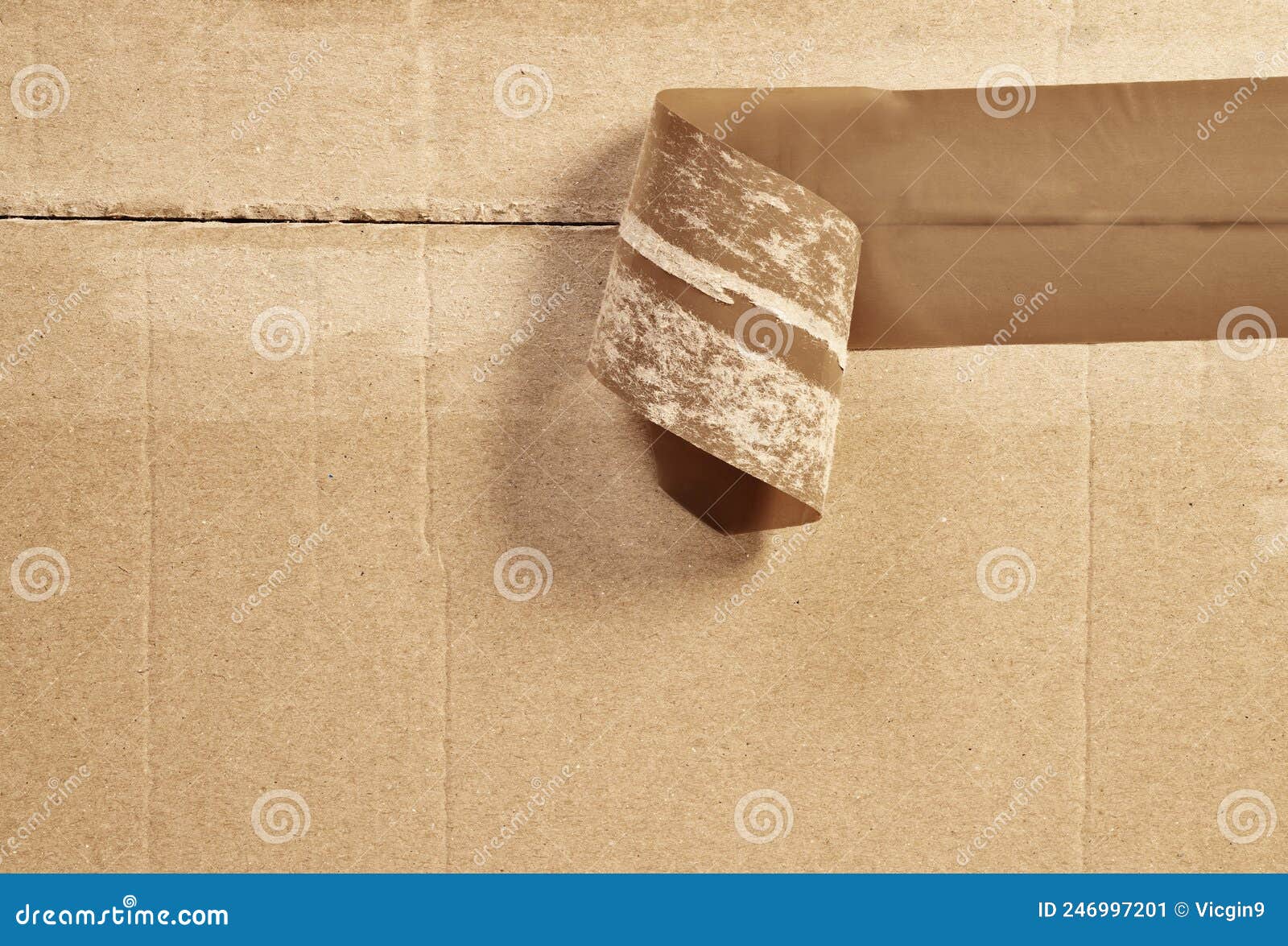 Adhesive Tape and Cardboard Box Stock Image Image of cardboard, pack