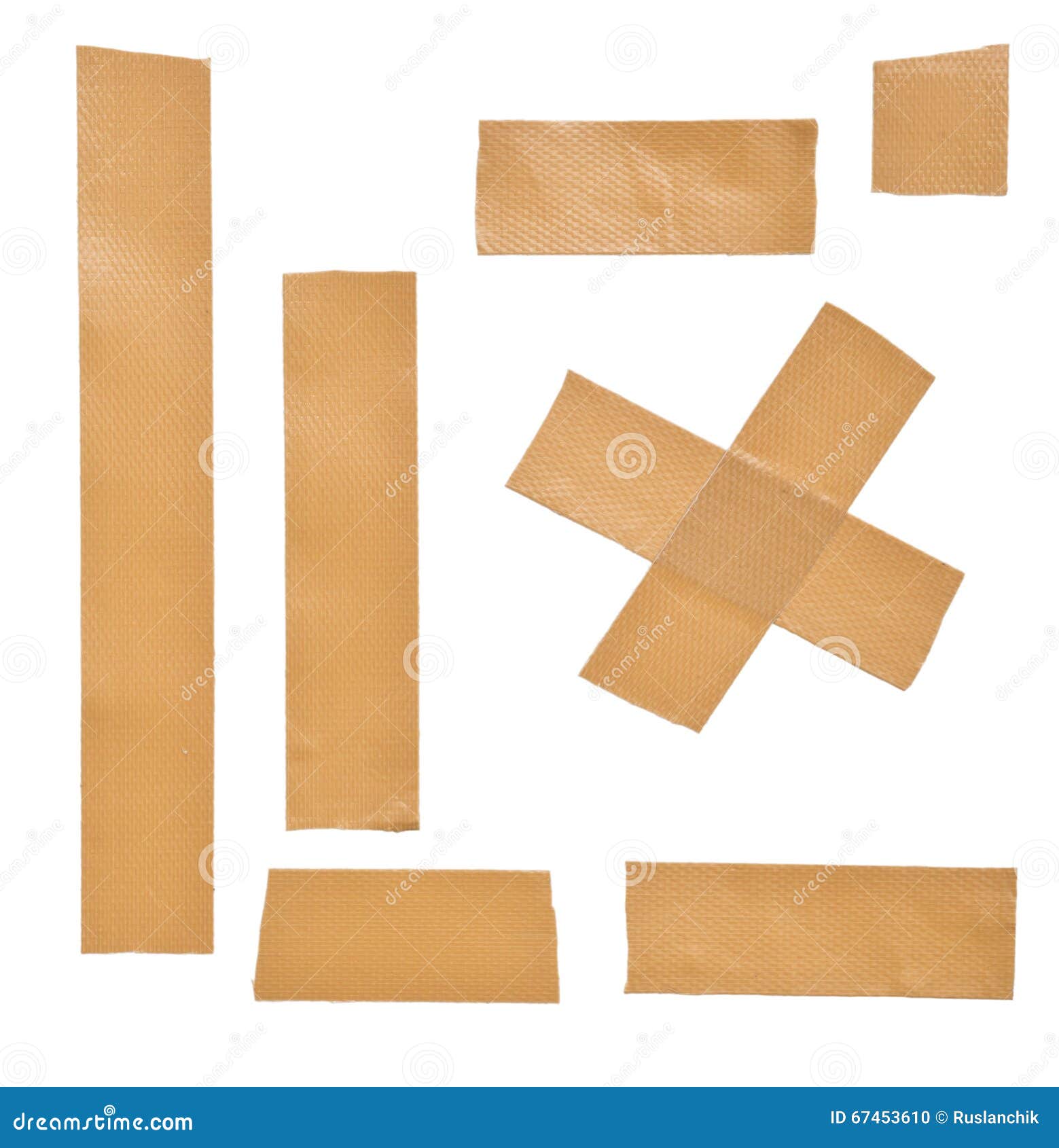 Adhesive tape on white stock photo. Image of band, abstract 67453610