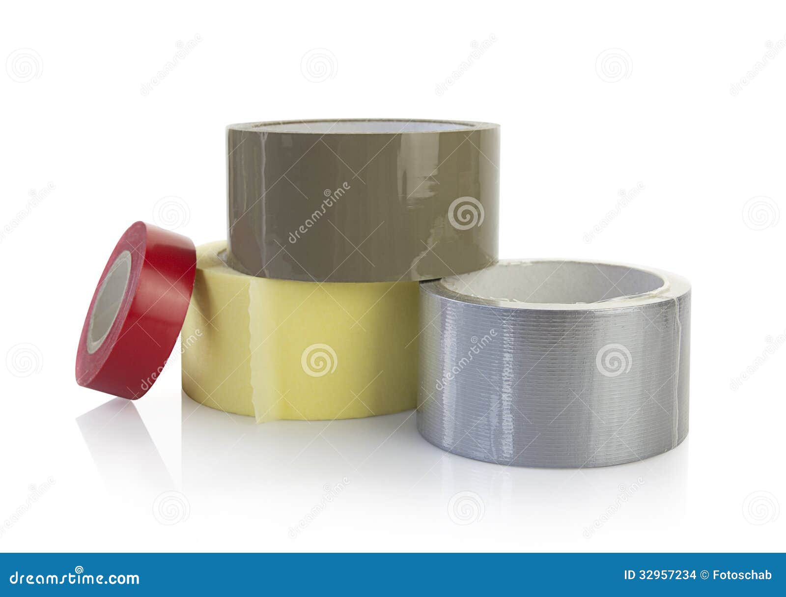 Adhesive tapes stock photo. Image of background, blue 32957234