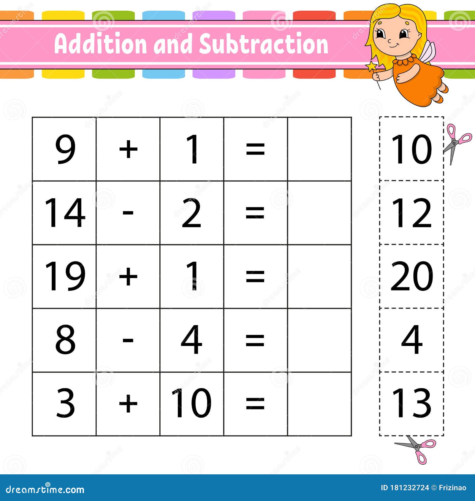 Jogo de matemática para crianças. planilha de desenvolvimento de educação.  página de atividades com fotos.