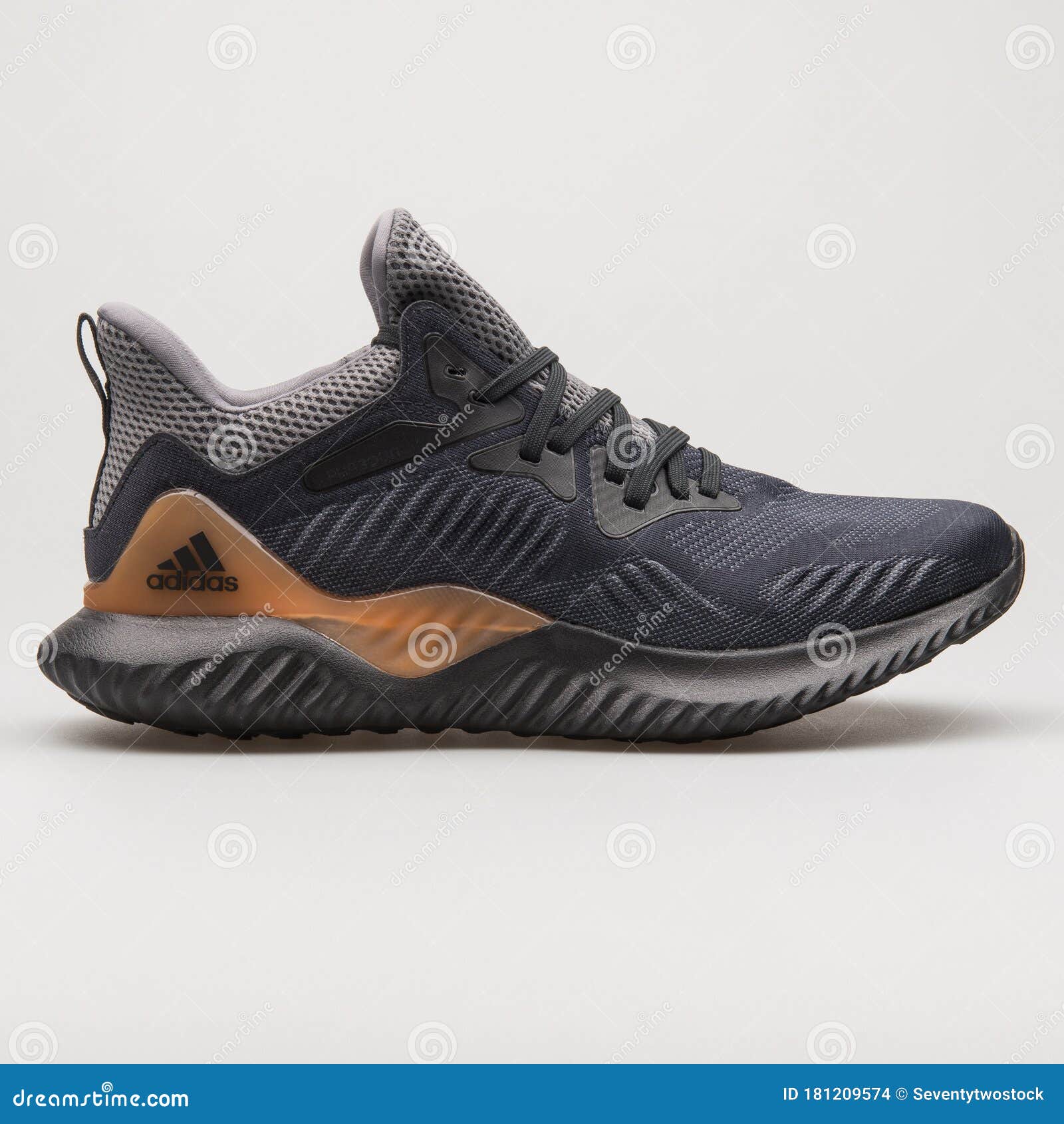 Adidas Alpha Bounce Beyond Obsidian and Grey Editorial Image - Image of kicks, 181209574
