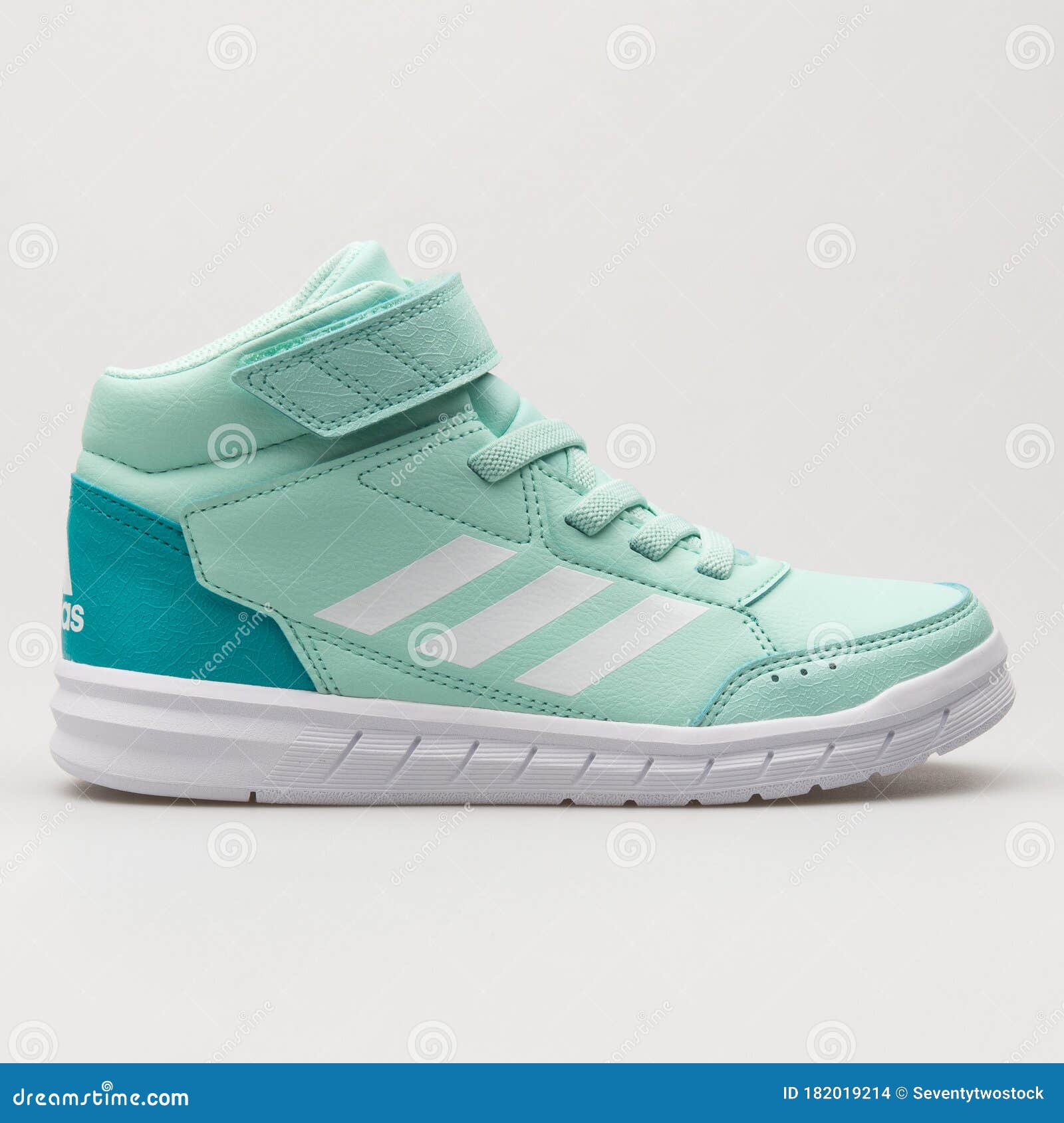 Theory of relativity Ongoing Pakistan Adidas AltaSport Mid EL Green and White Sneaker Editorial Stock Image -  Image of kids, side: 182019214