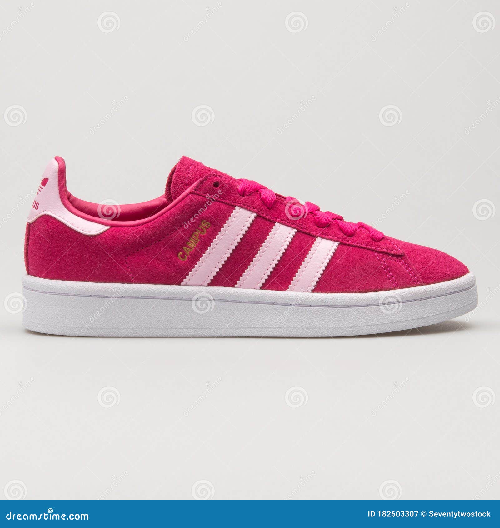 Adidas Campus Pink and White Sneaker Editorial Photography - Image of life,  side: 182603307