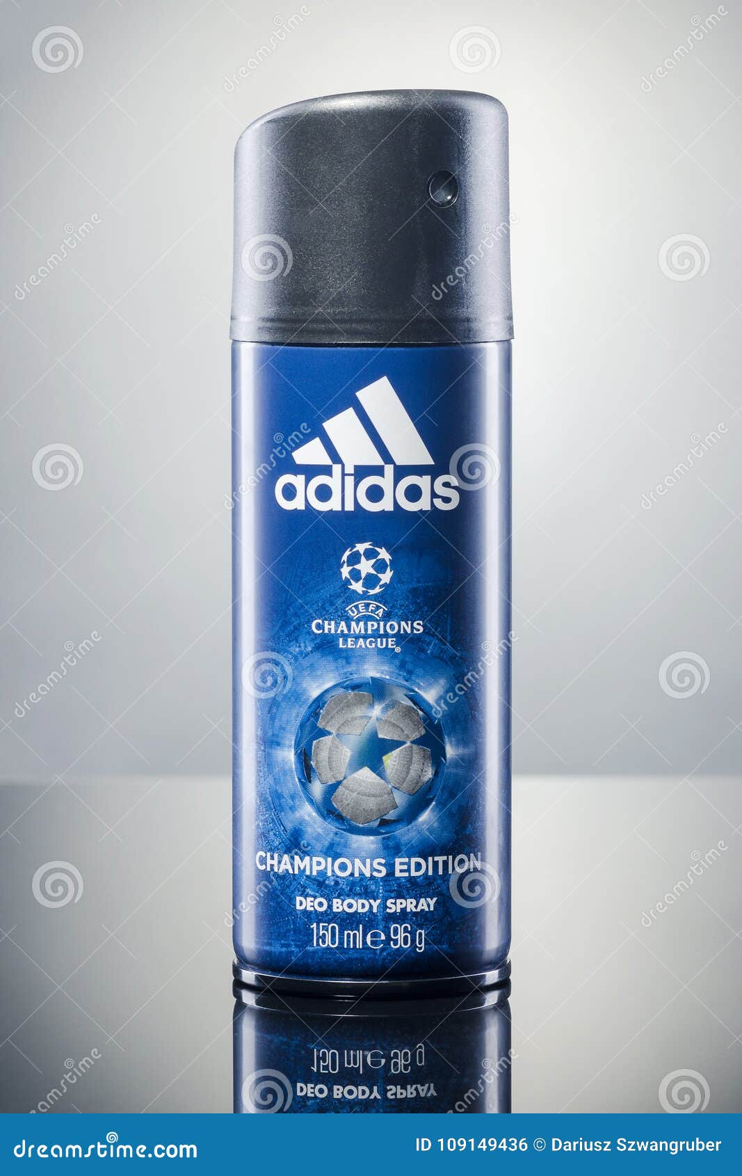 Adidas Deo Body Spray Isolated On Gradient Background. Editorial Image ...