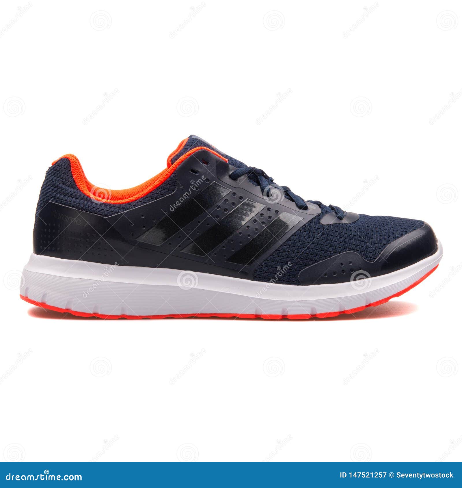 Transición Mecánico no se dio cuenta Adidas Duramo 7 Dark Blue and Orange Sneaker Editorial Photography - Image  of shoes, color: 147521257