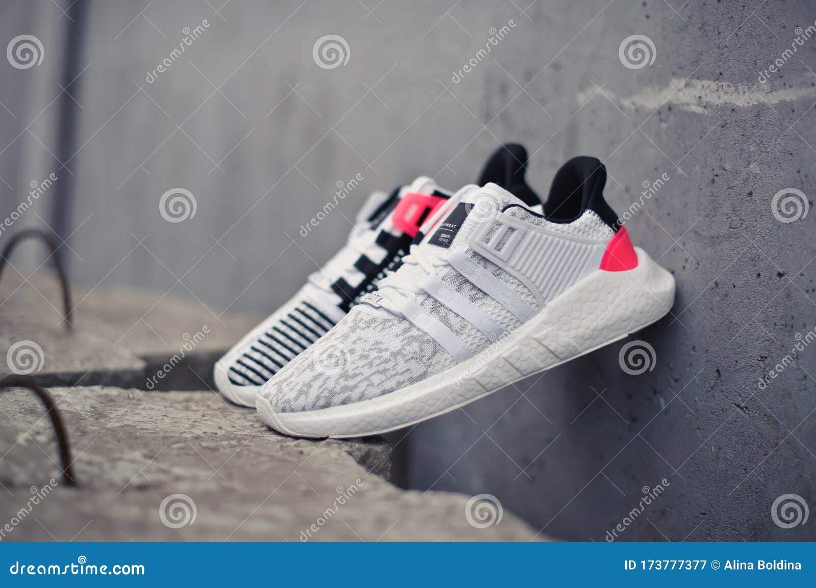 Adidas Equipment EQT Support Running Shoes, Sneakers on Grey Background ...