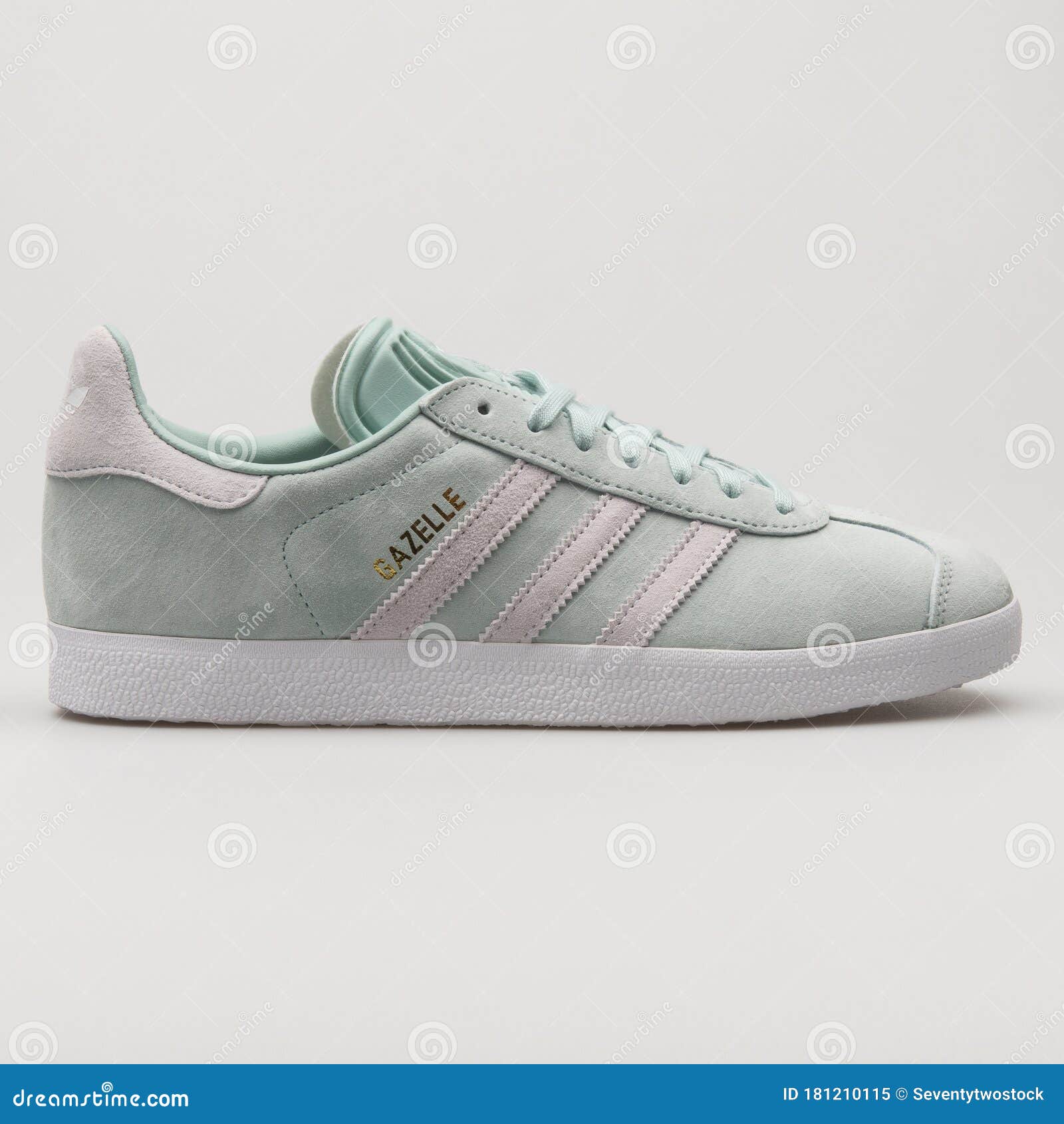 Adidas Gazelle Light Green Sneaker Editorial Image - of athletic: 181210115