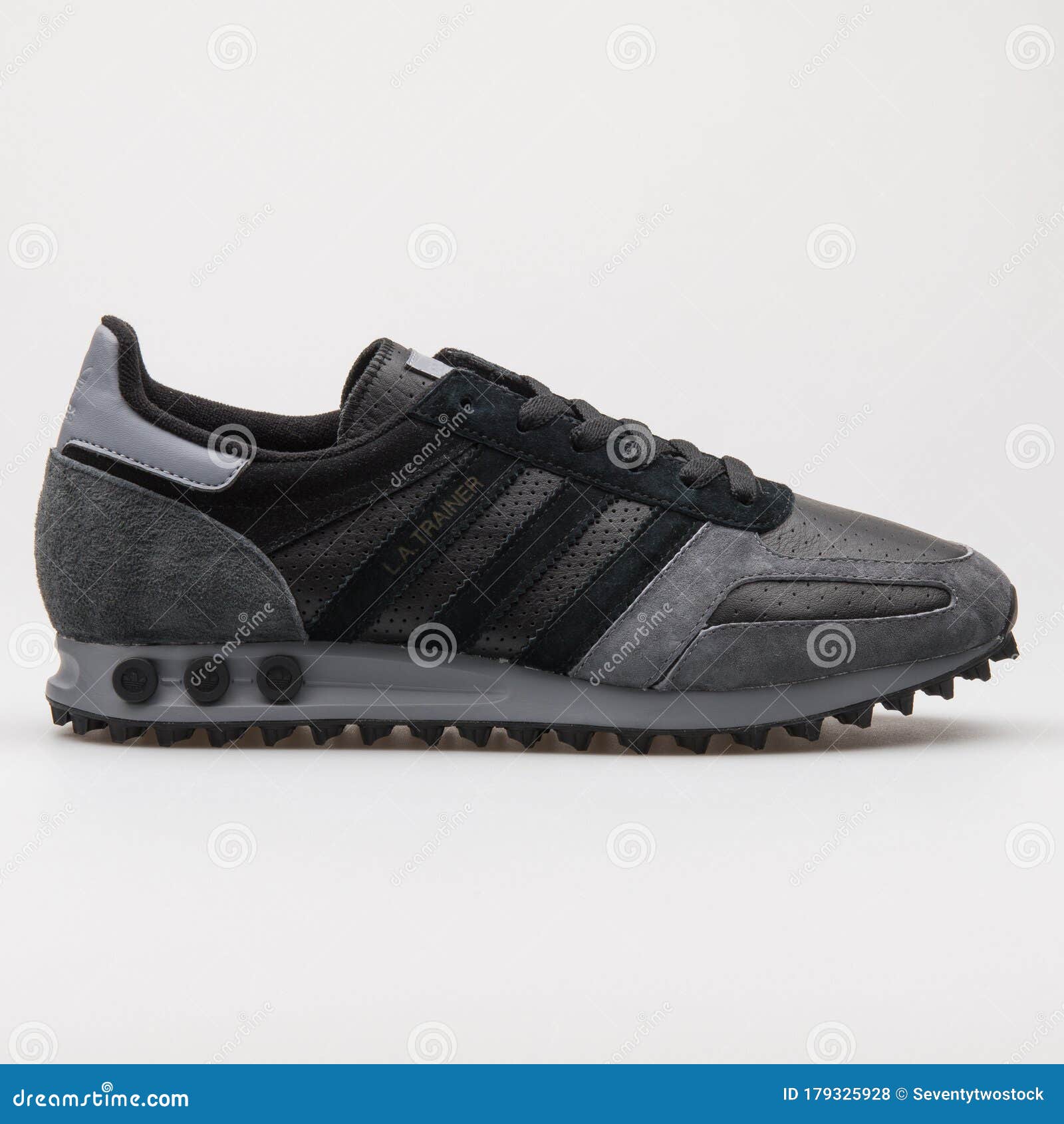 Adidas Trainer Grey and Black Sneaker Editorial Stock Photo - Image of adidas, laces: 179325928