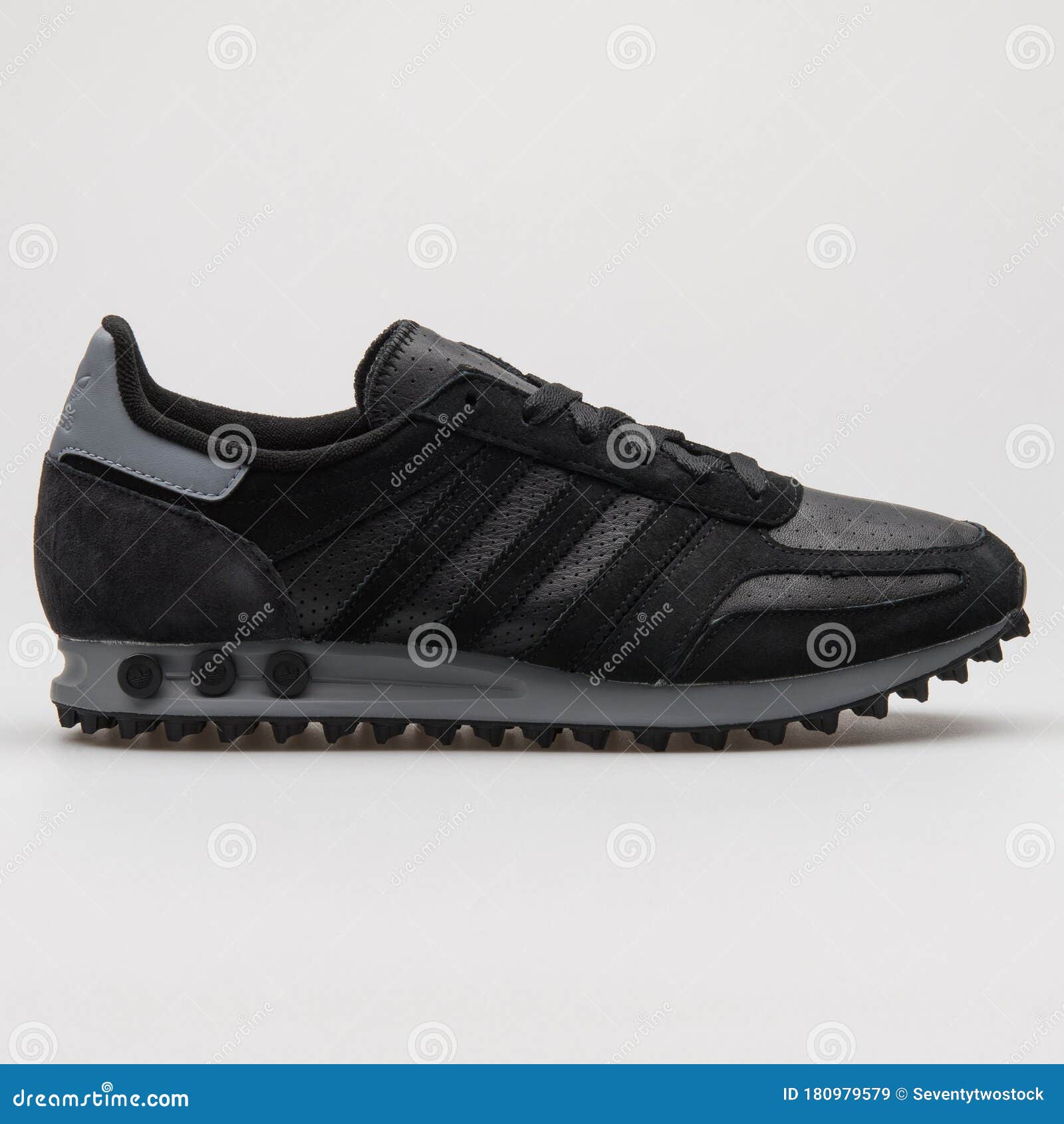 Adidas La Trainer Zapatillas Negras Y Grises Imagen de archivo editorial - Imagen de accesorios: 180979579