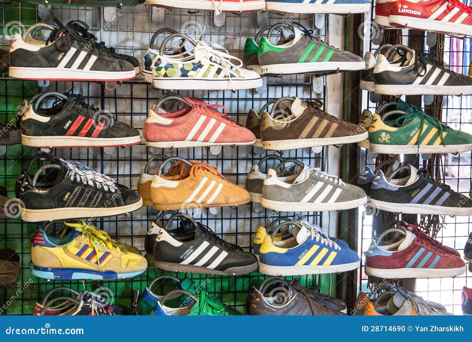 Adidas sneakershoes editorial image. Image of abundance 28714690