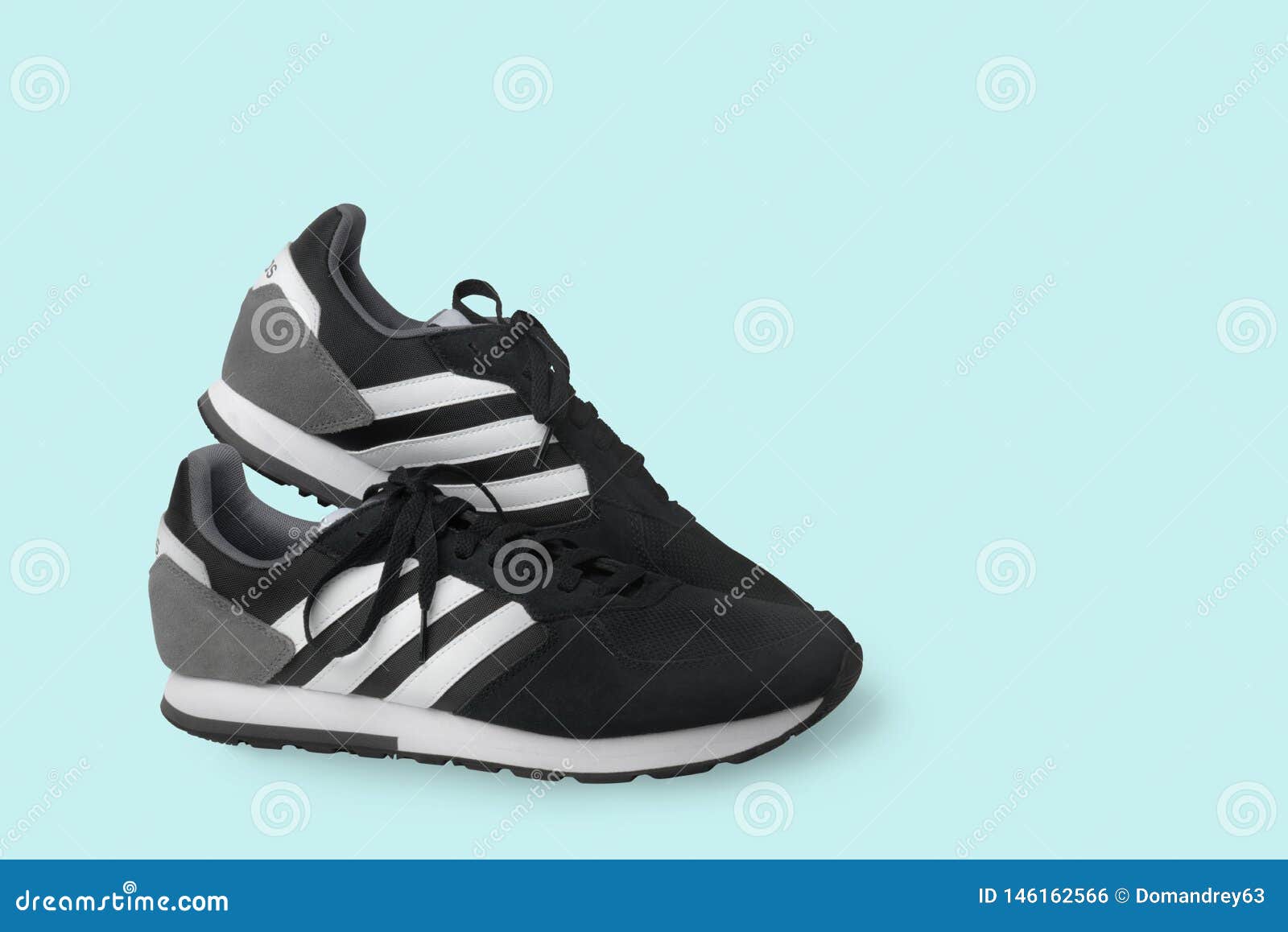 dilute processing Contributor Adidas Sports Shoes Sneakers Black on a White Background. Isolated. Samara.  Russia Editorial Photo - Image of design, active: 146162566