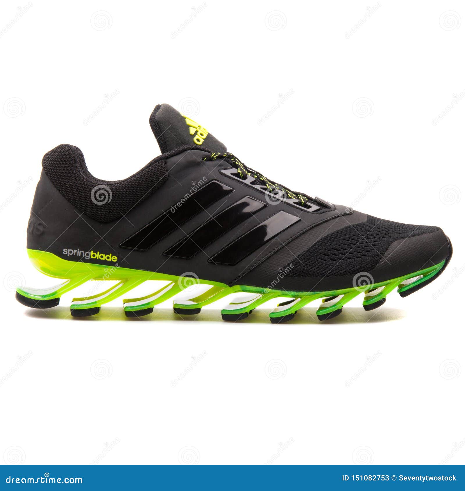 badning Socialist offentliggøre Adidas Springblade Drive 2 Black and Green Sneaker Editorial Stock Photo -  Image of shoes, accessories: 151082753