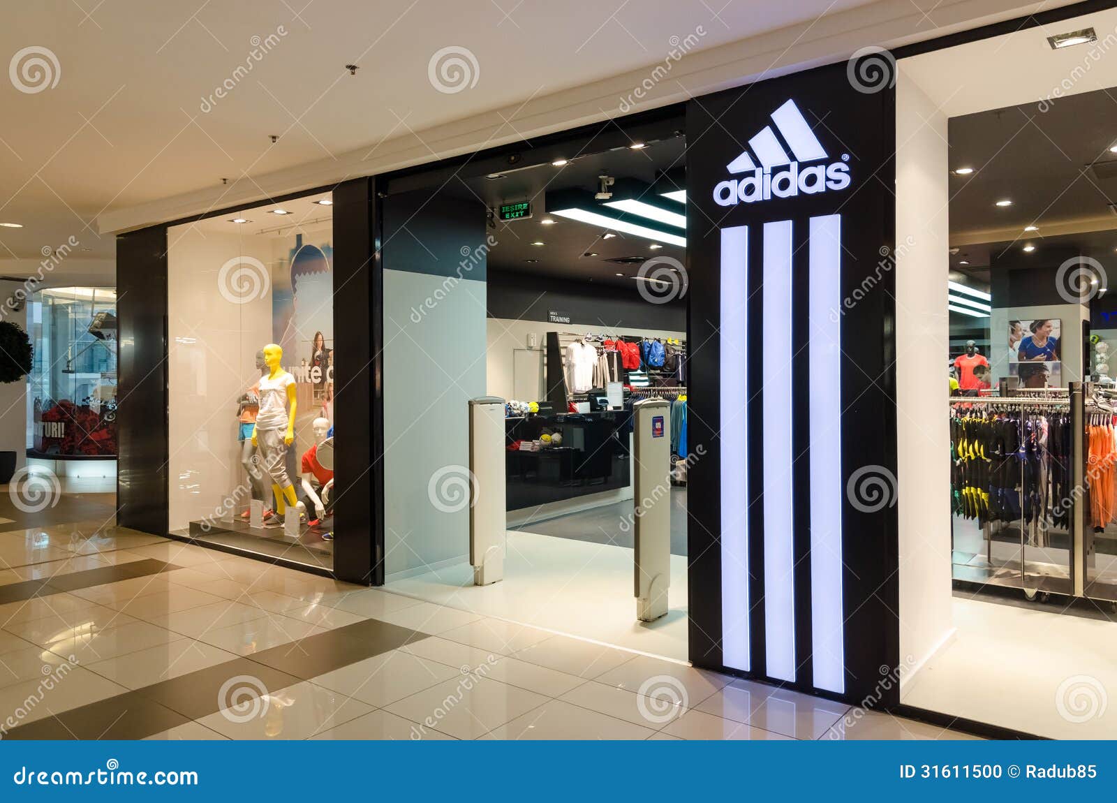 Adidas Store editorial image. Image of 